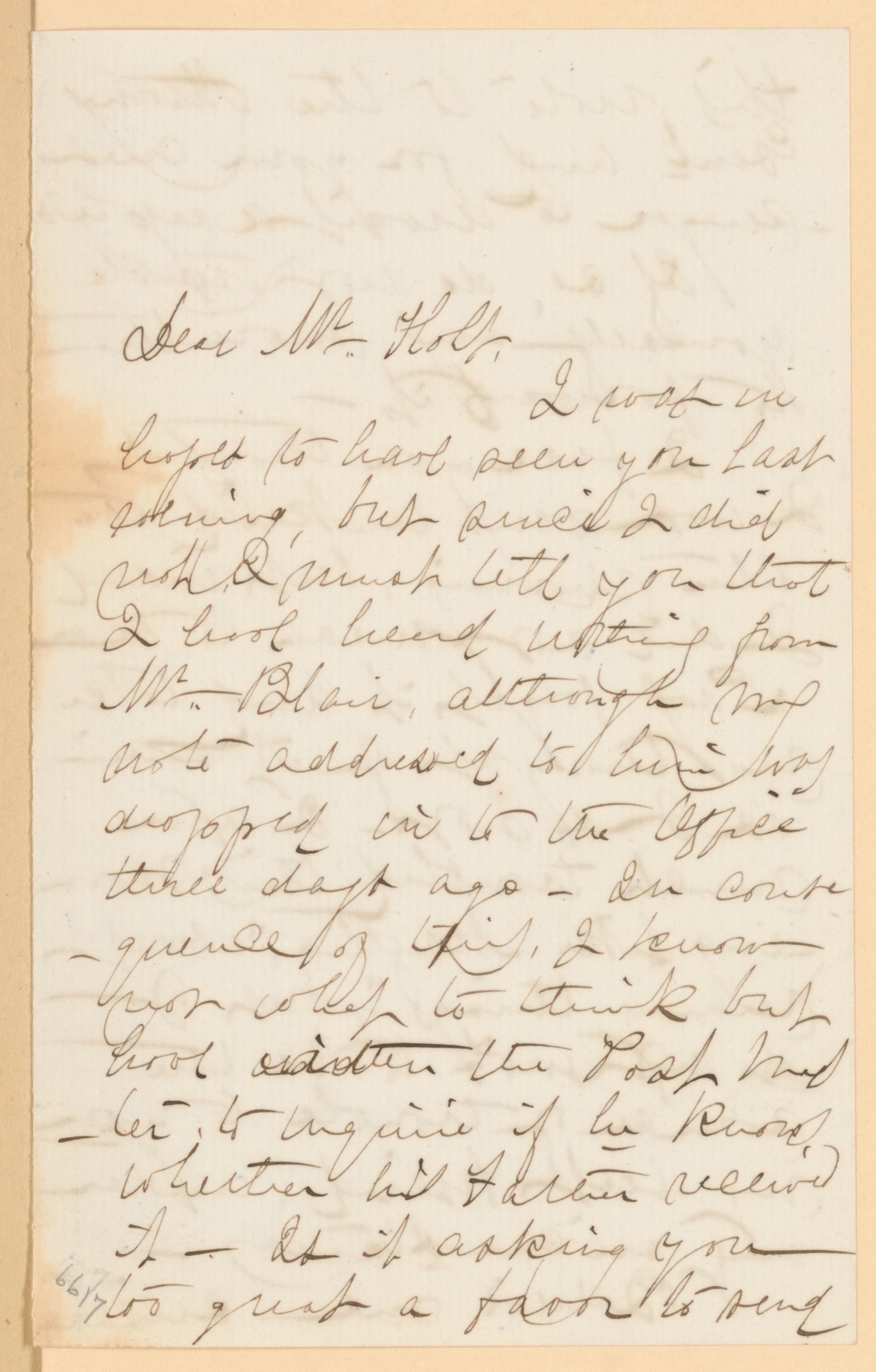 Scanned image of the current content page