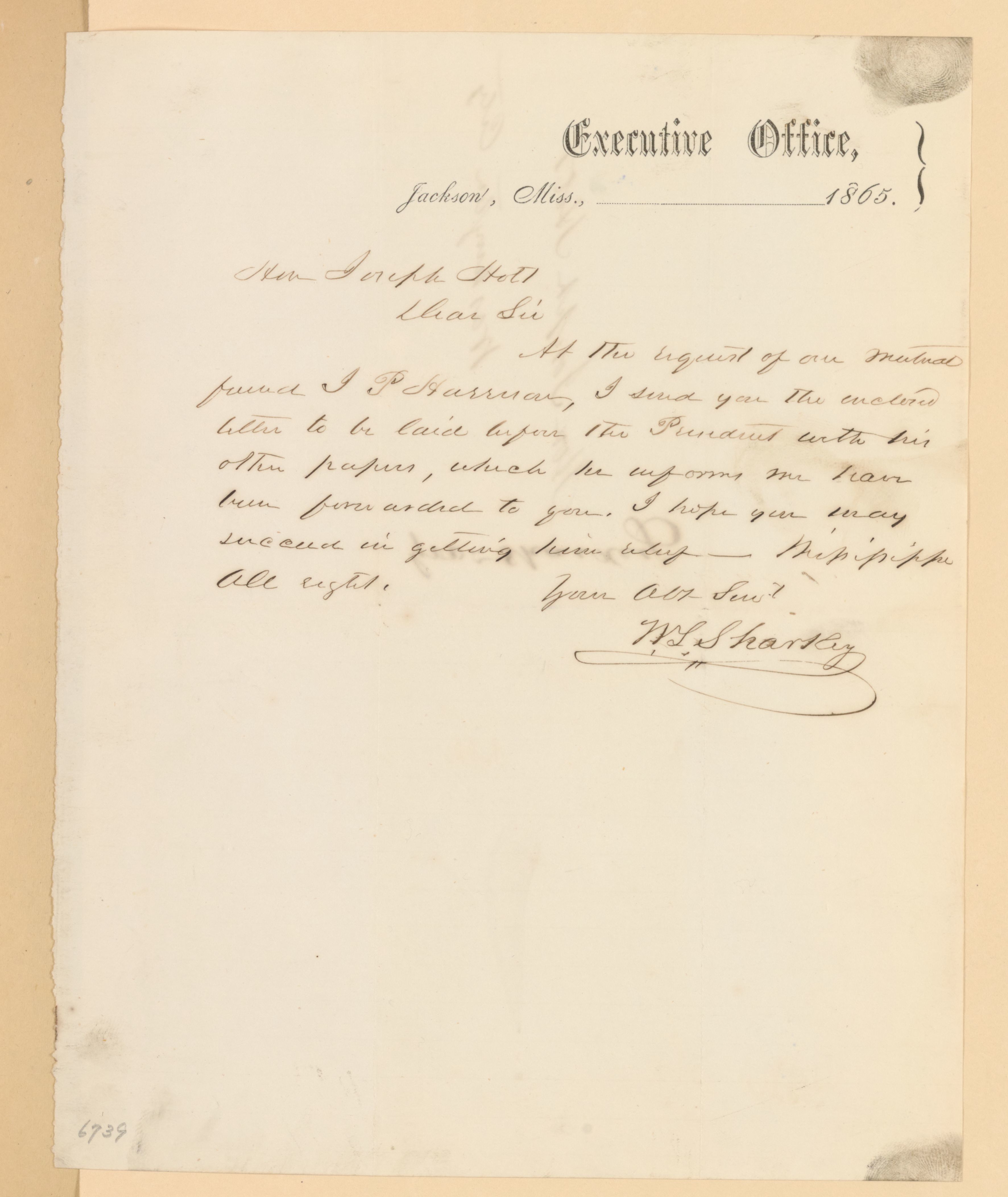 Scanned image of the current content page