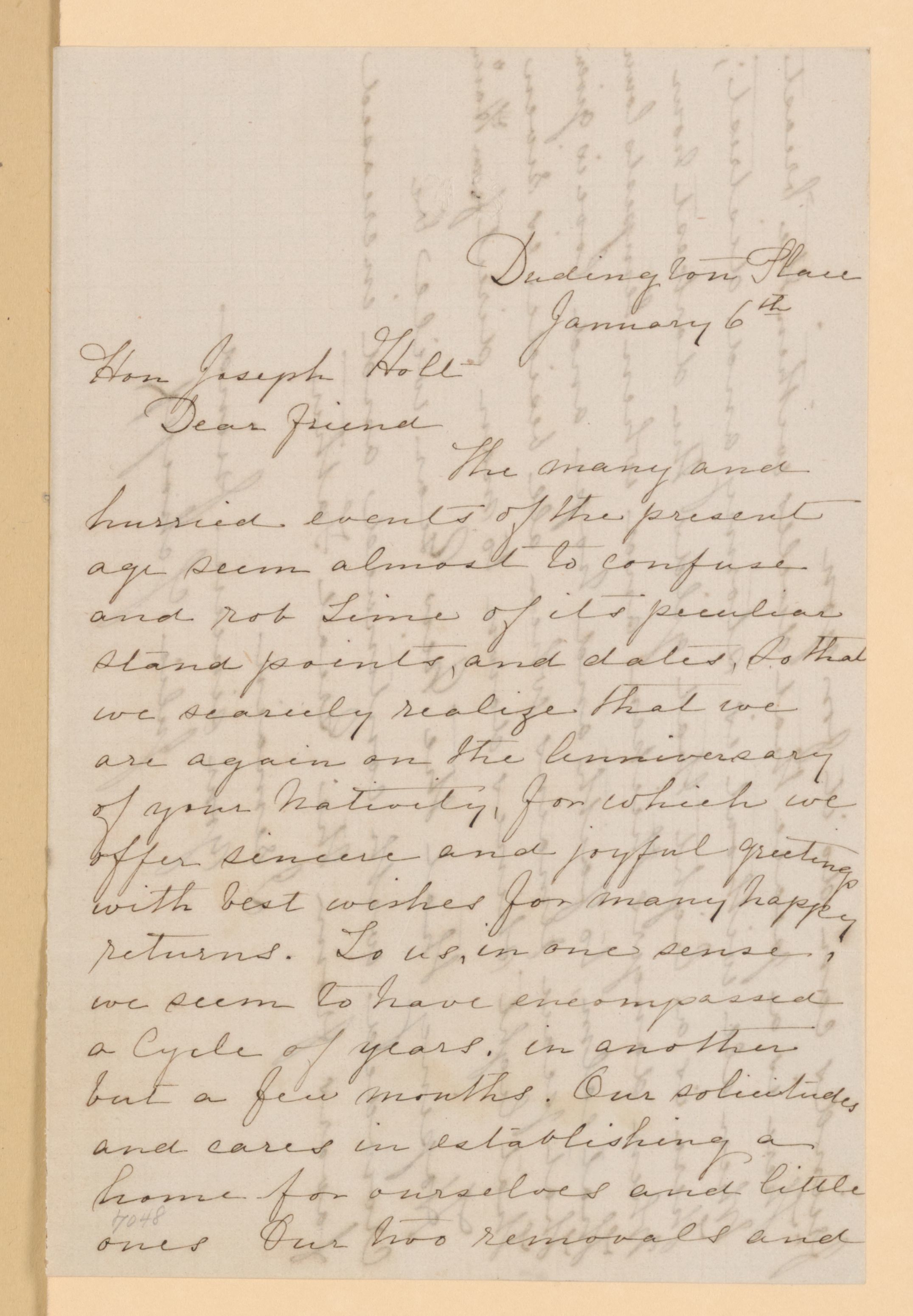 Scanned image of the current content page