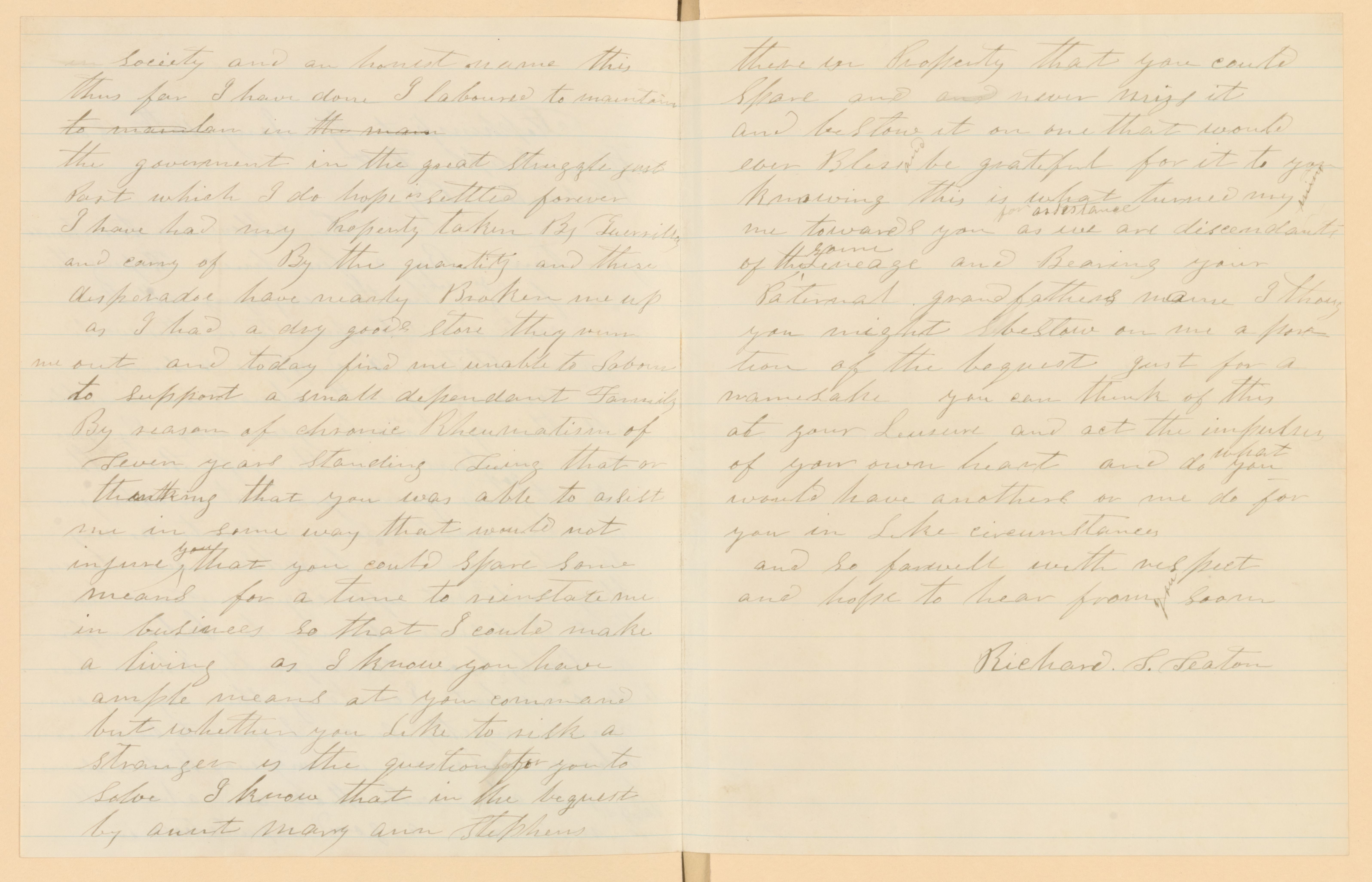 Scanned image of the current content page