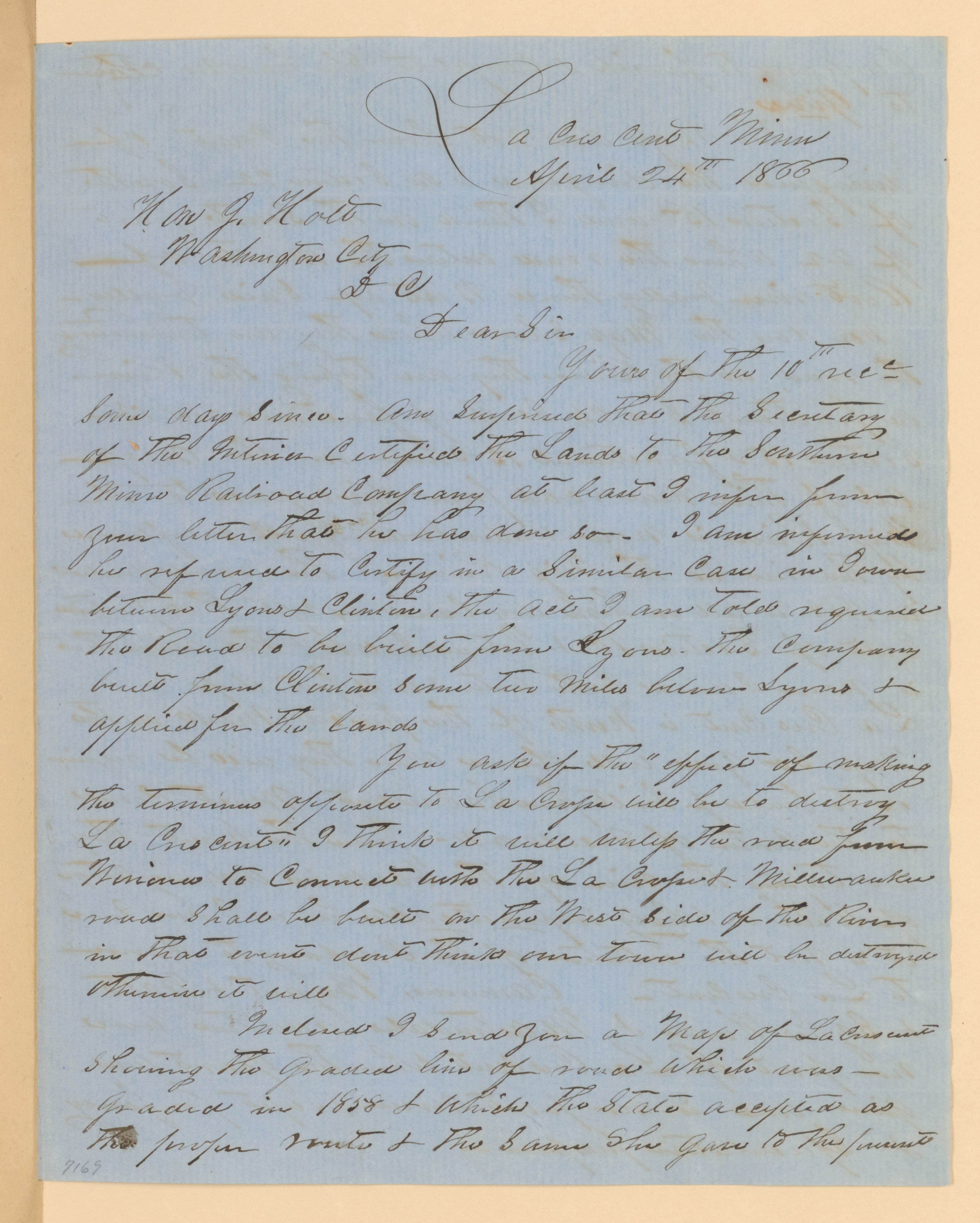 Scanned image of the current content page