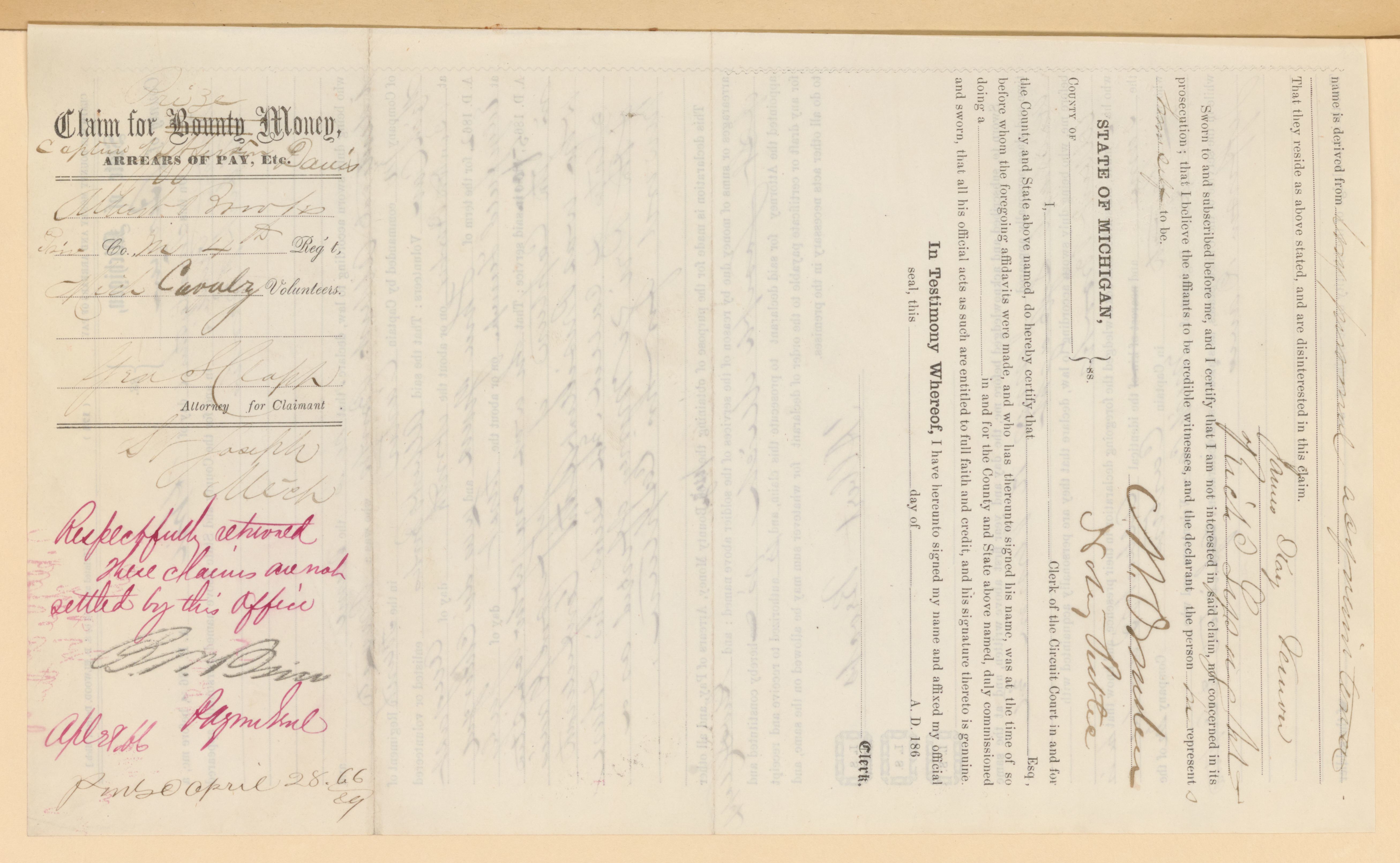 Scanned image of the current content page