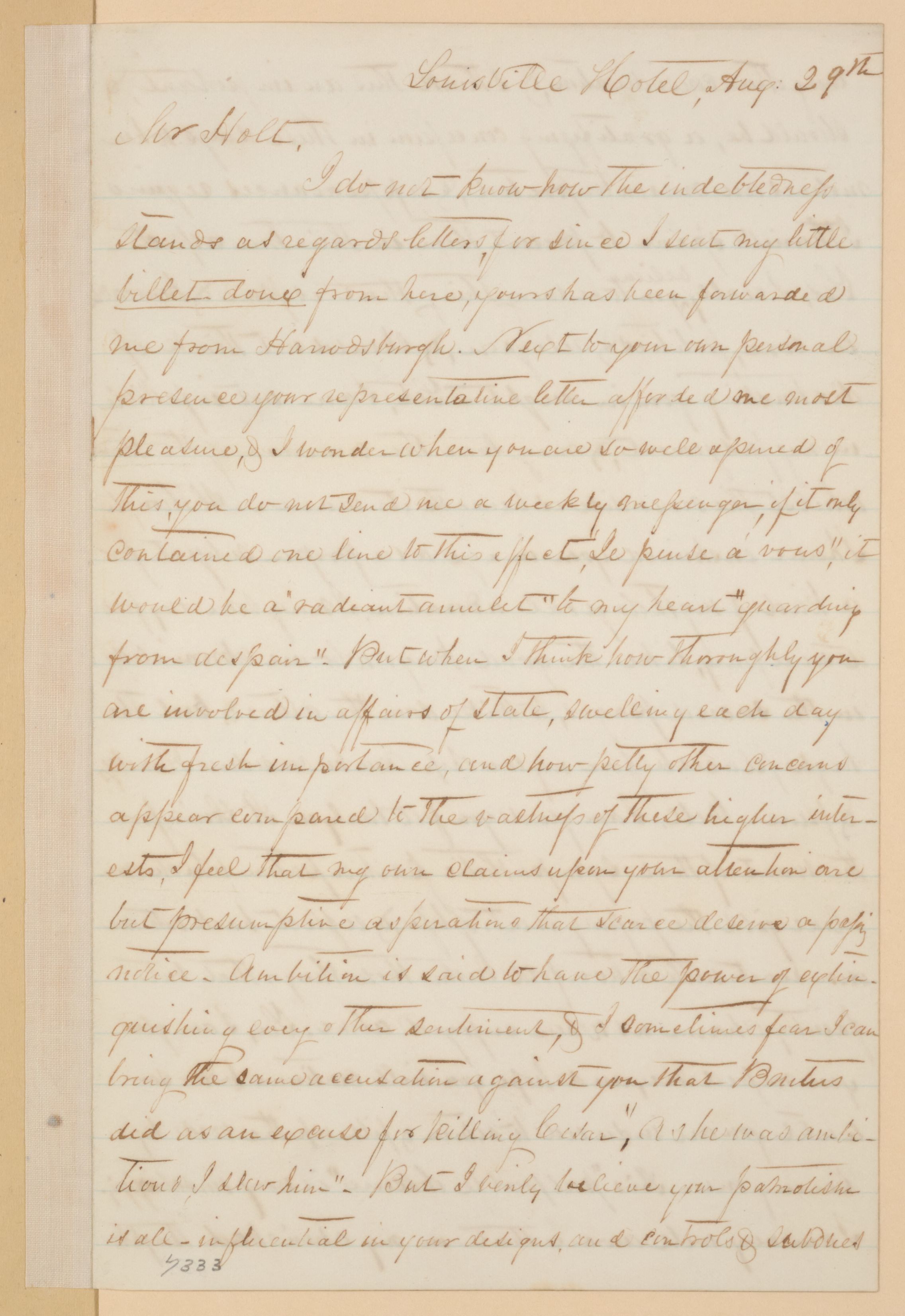 Scanned image of the current content page