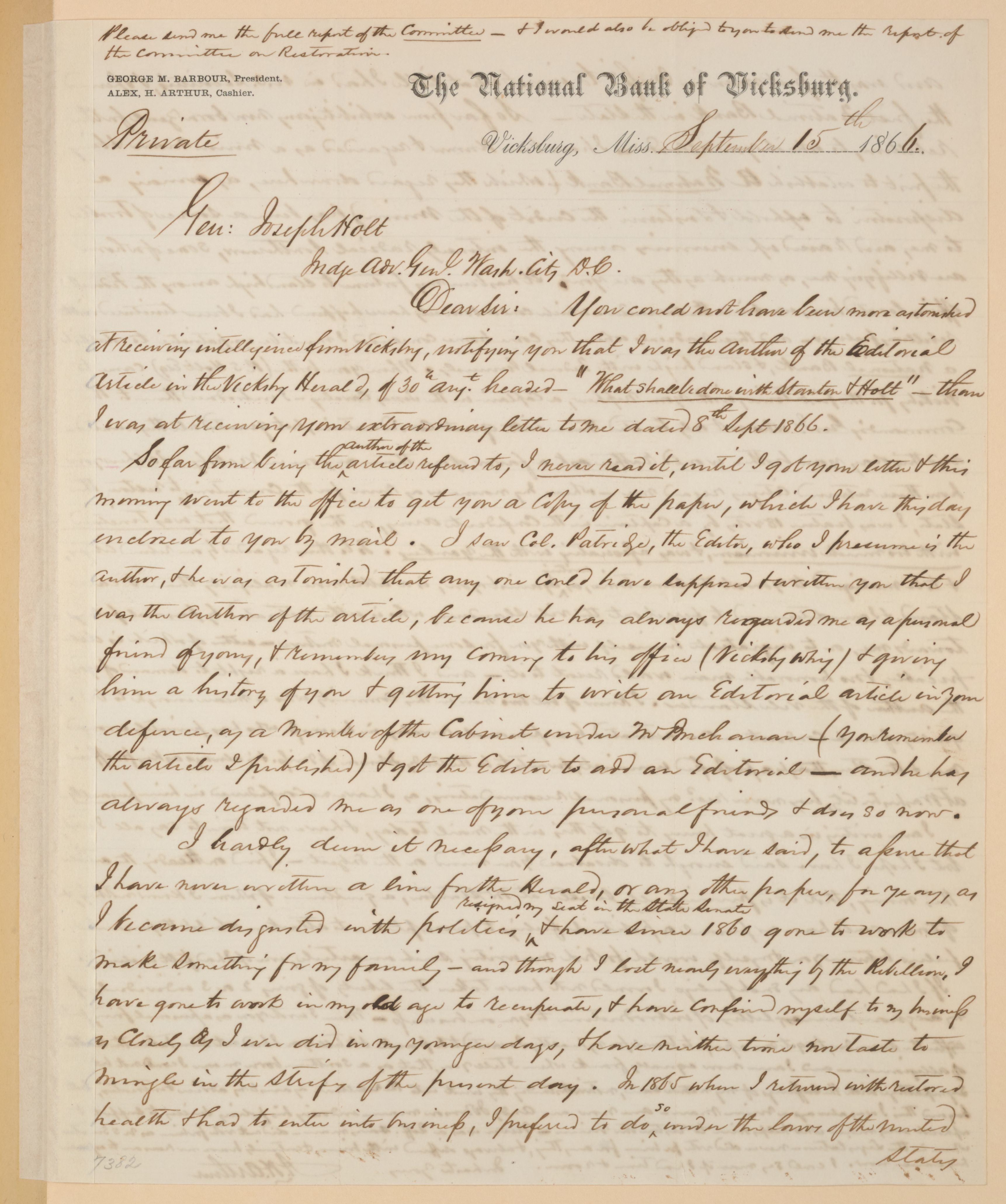 Scanned image of the current content page