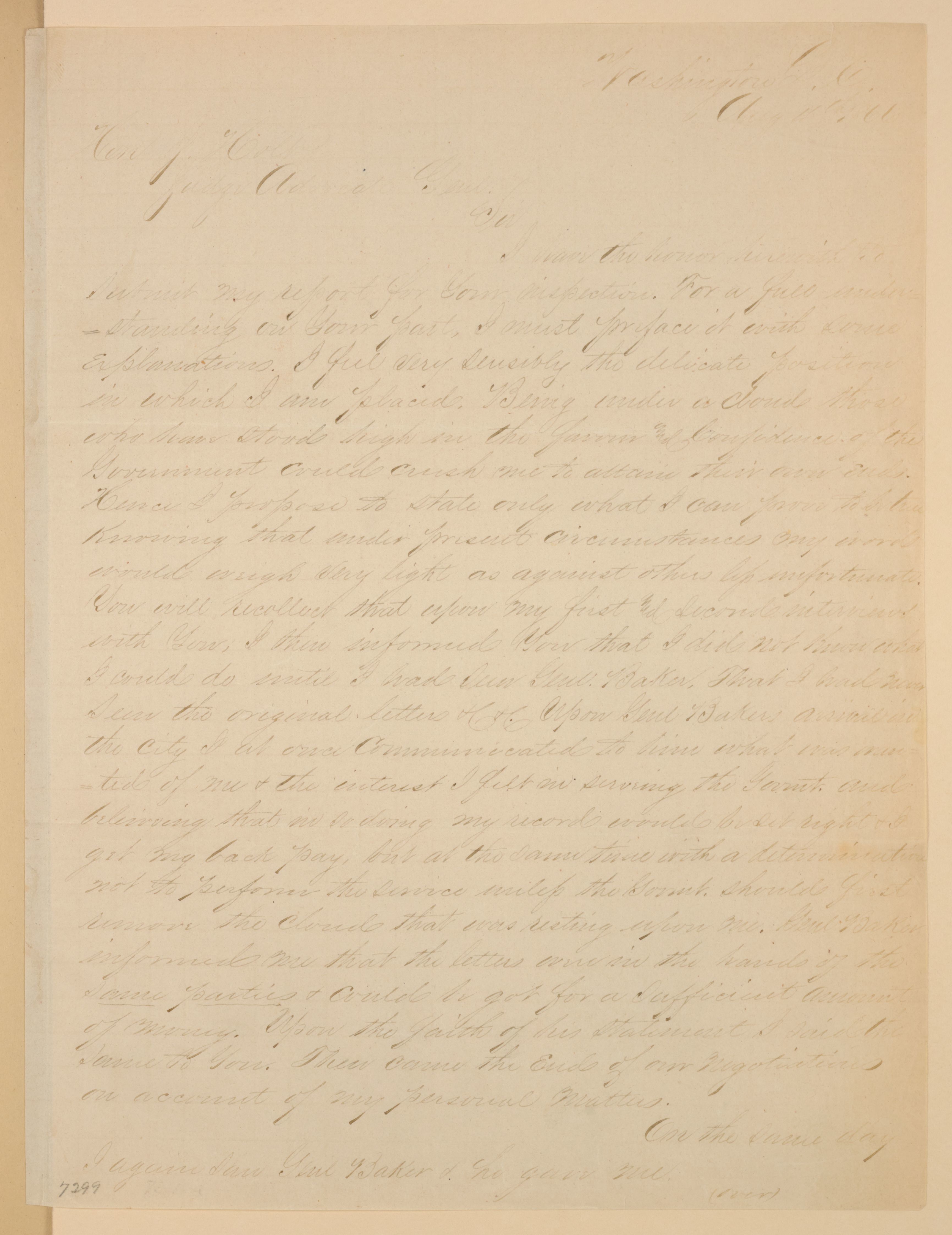 Scanned image of the current content page