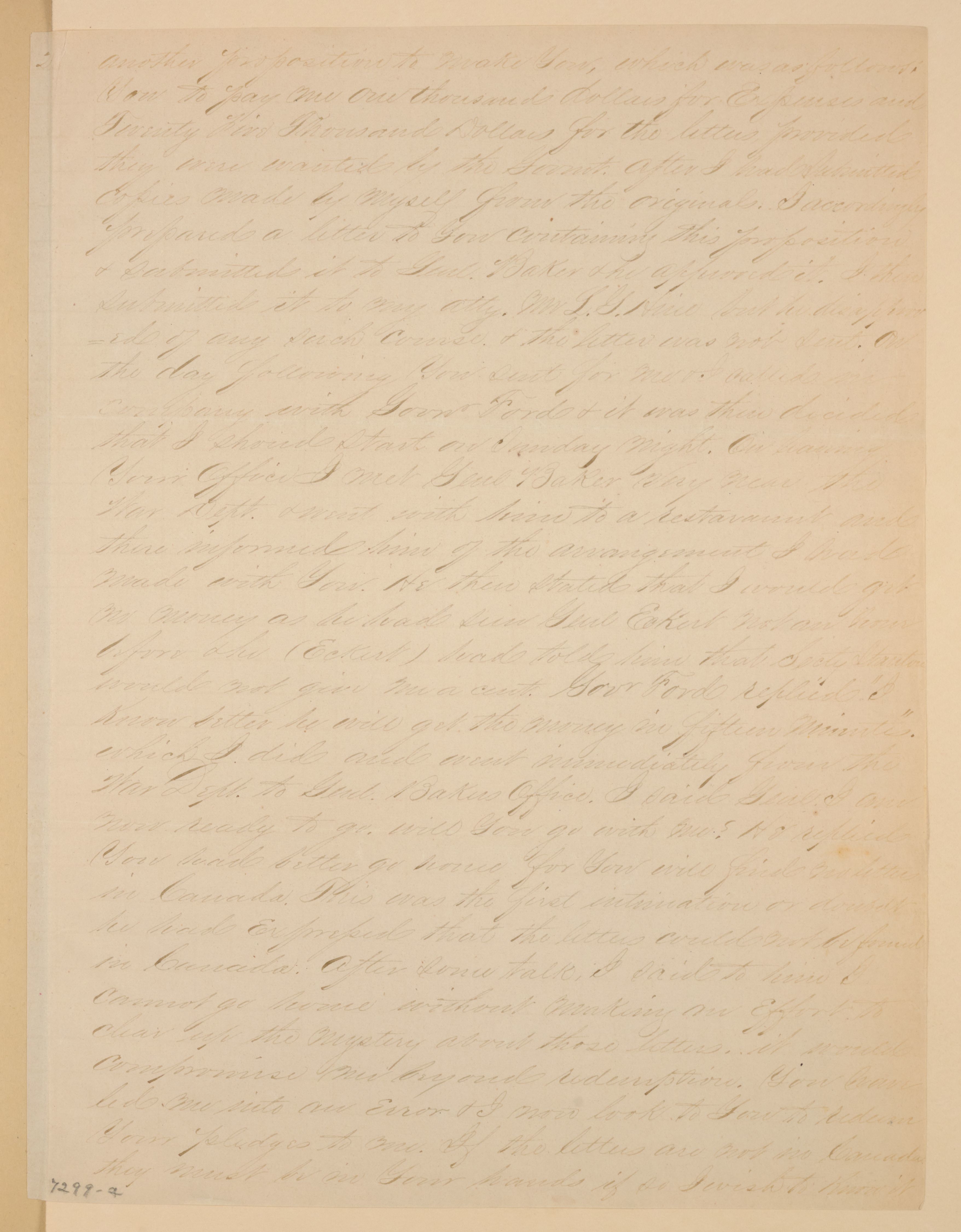 Scanned image of the current content page