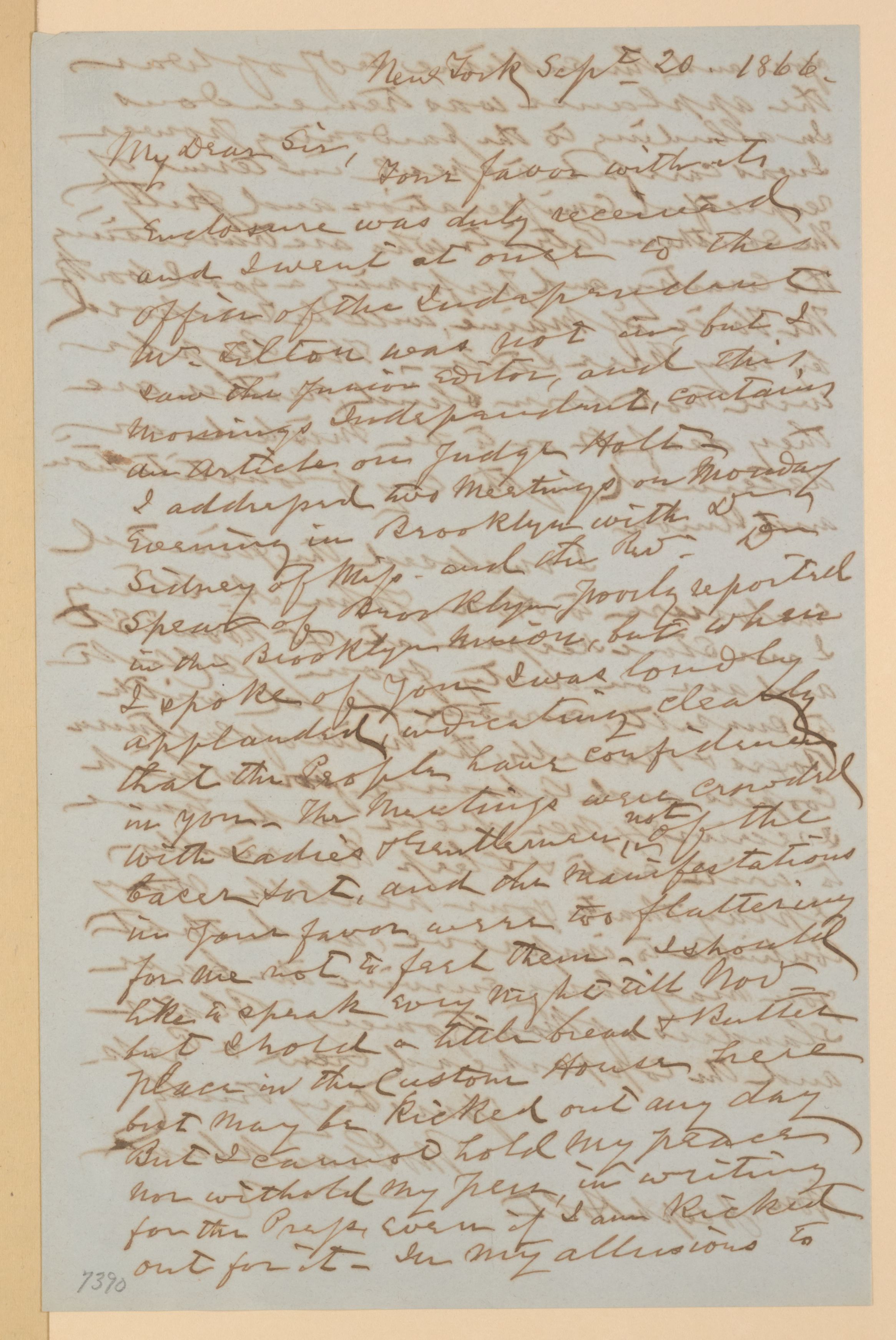Scanned image of the current content page