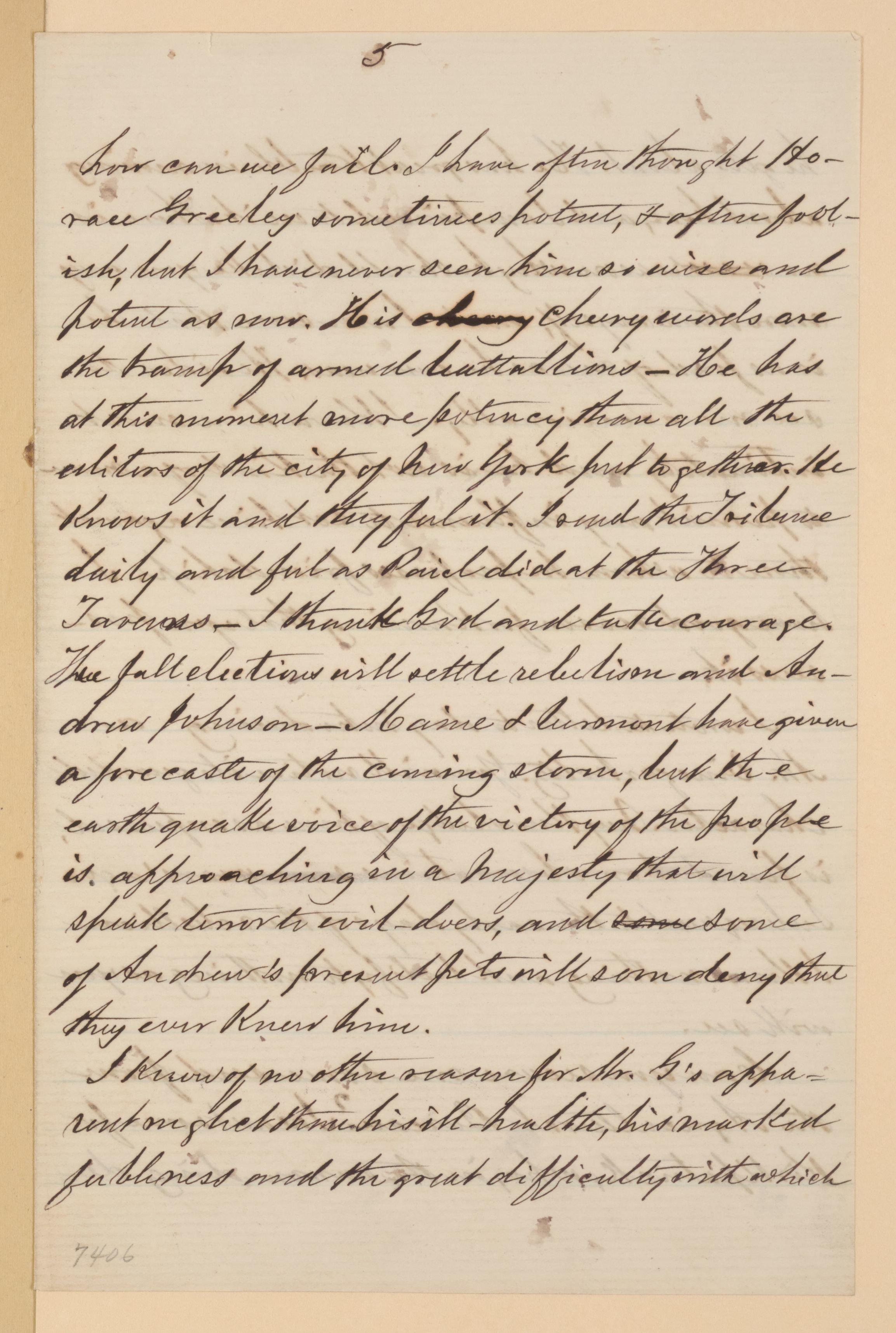 Scanned image of the current content page
