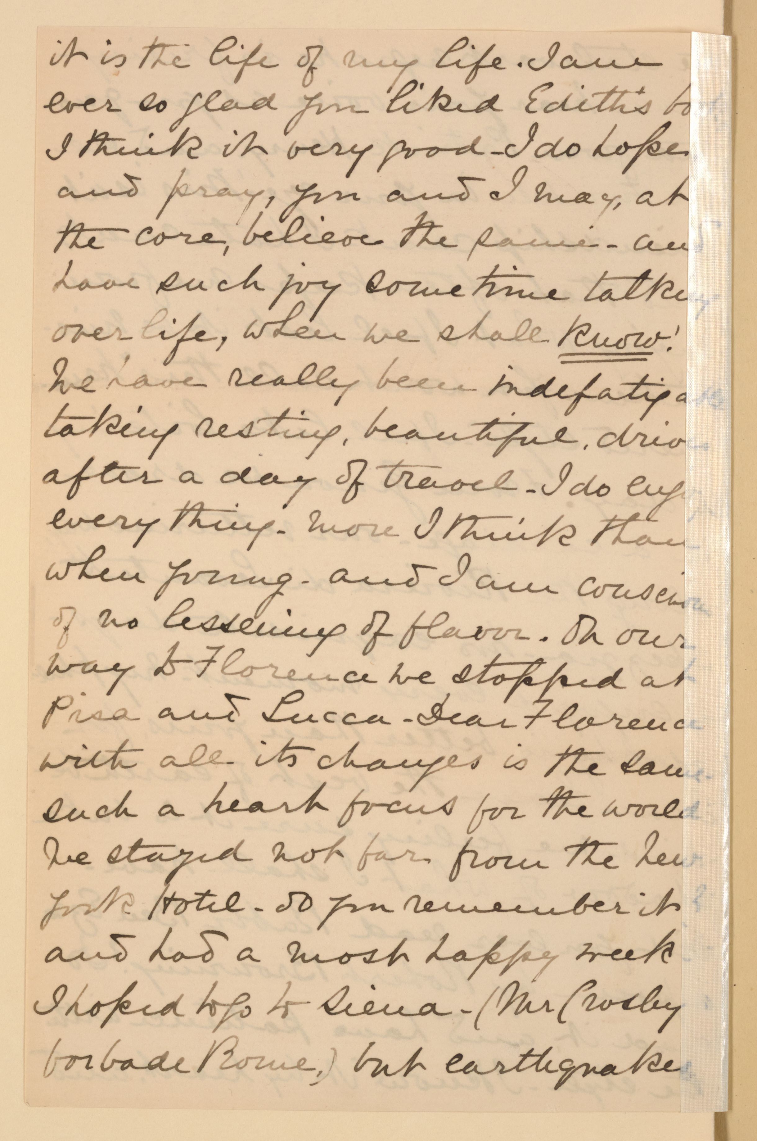 Scanned image of the current content page