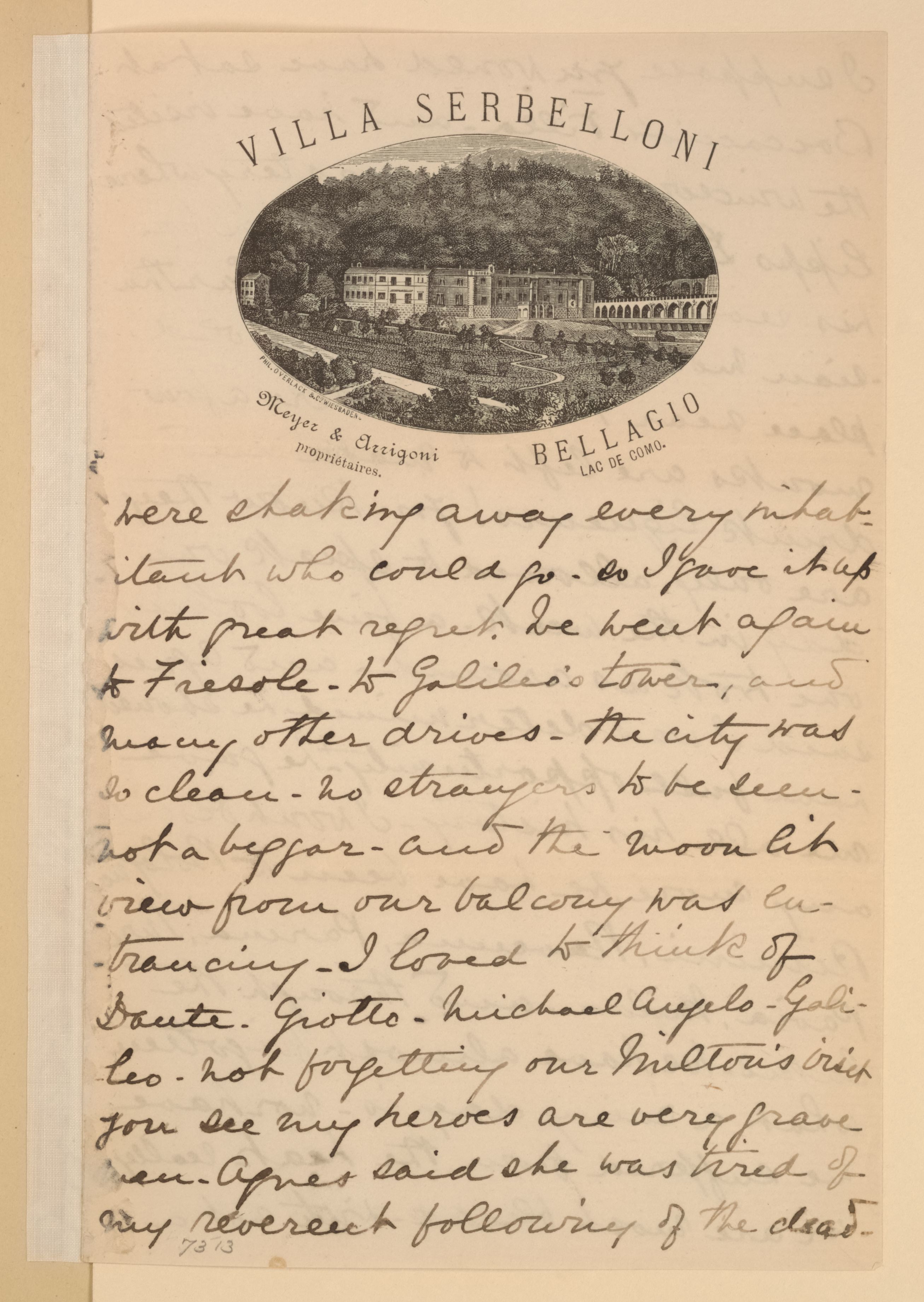 Scanned image of the current content page