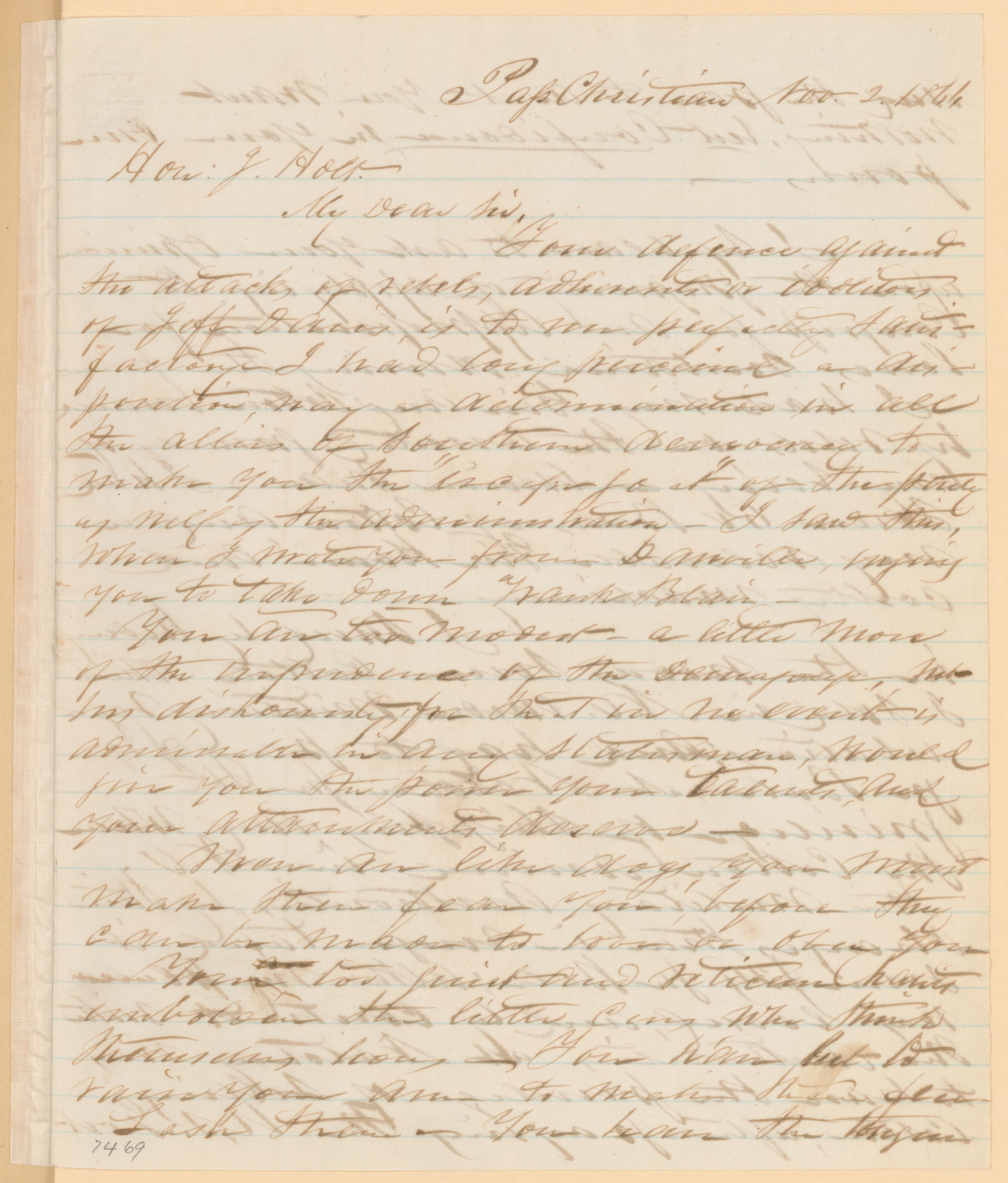 Scanned image of the current content page