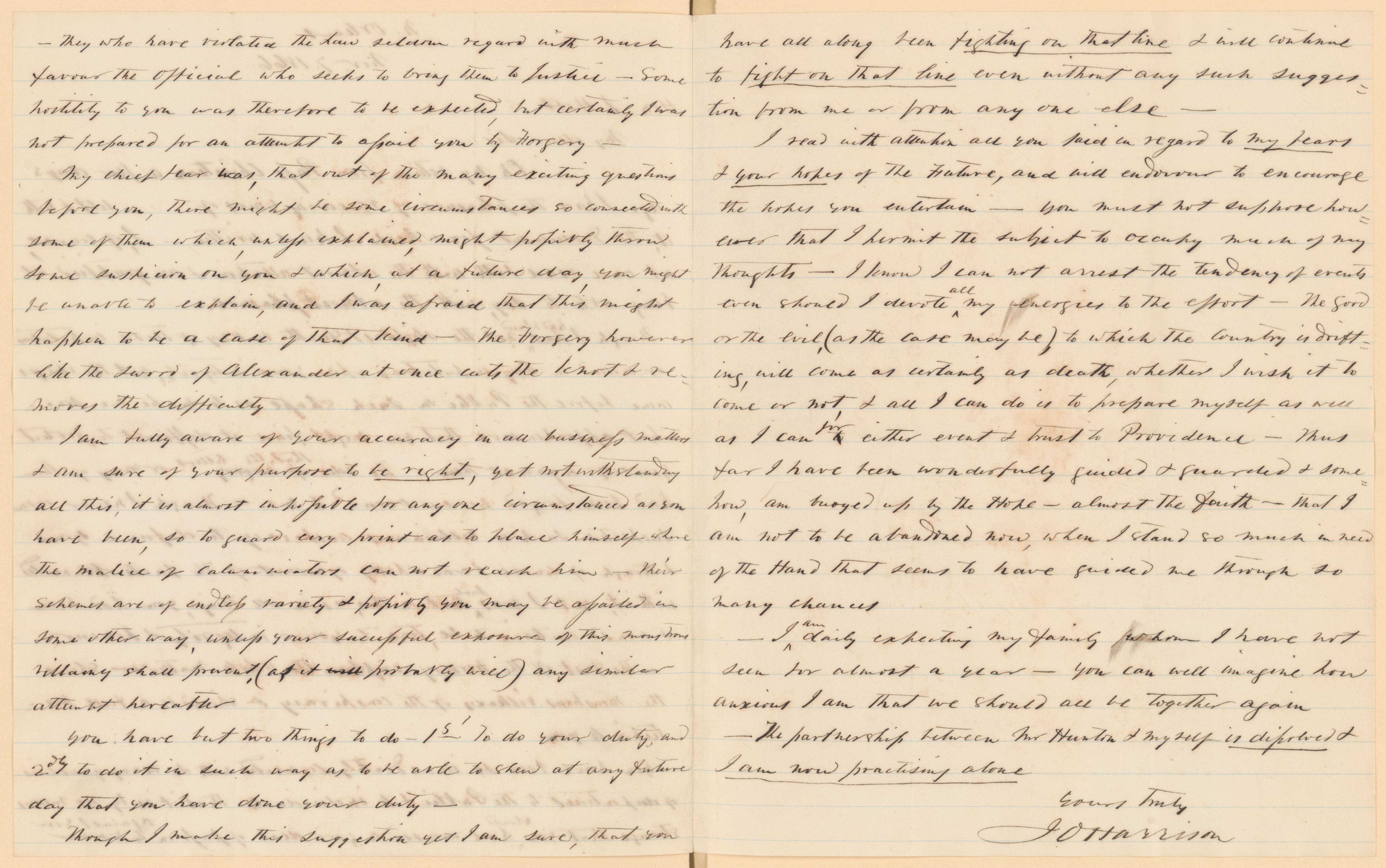 Scanned image of the current content page