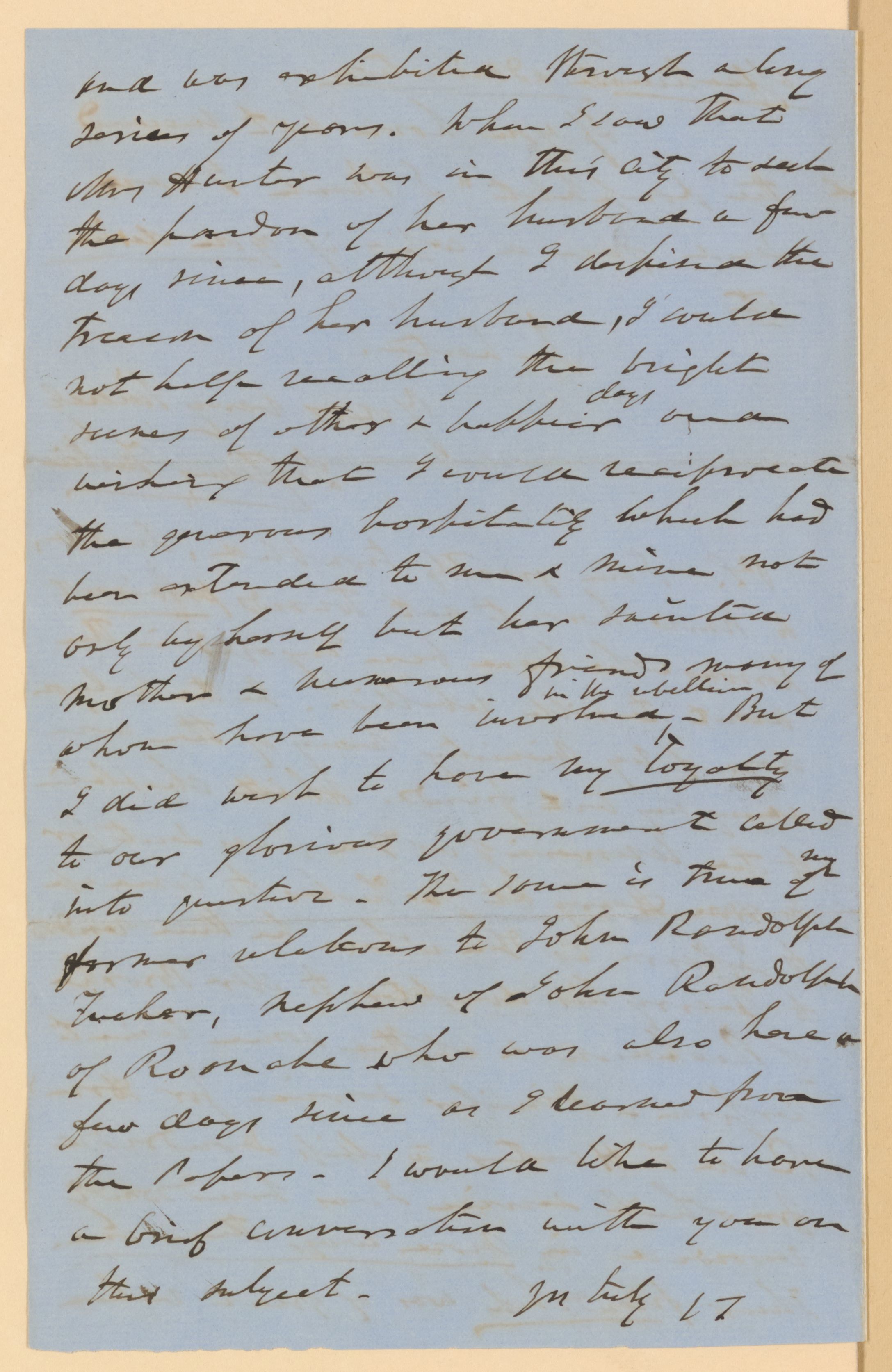 Scanned image of the current content page