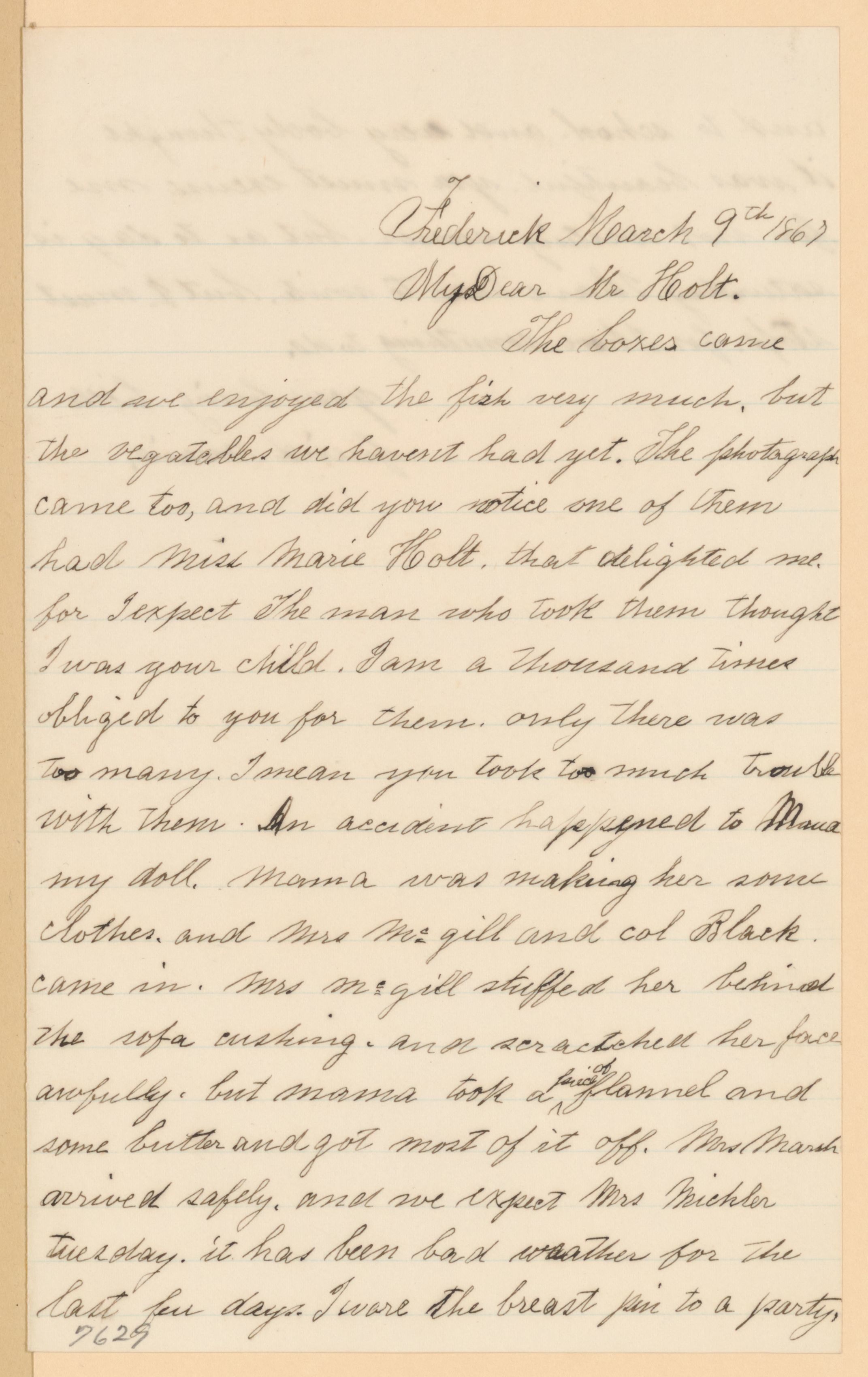 Scanned image of the current content page