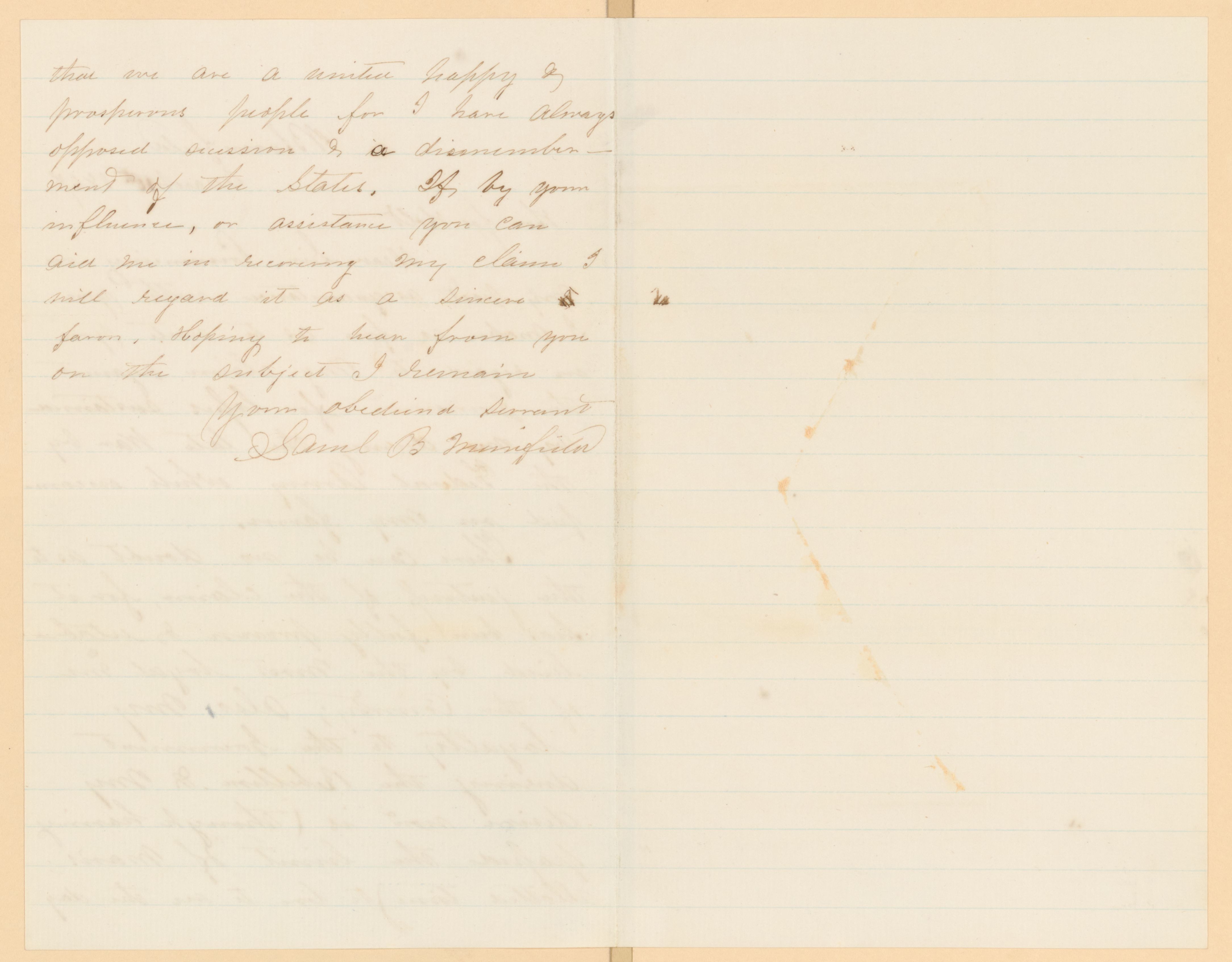 Scanned image of the current content page