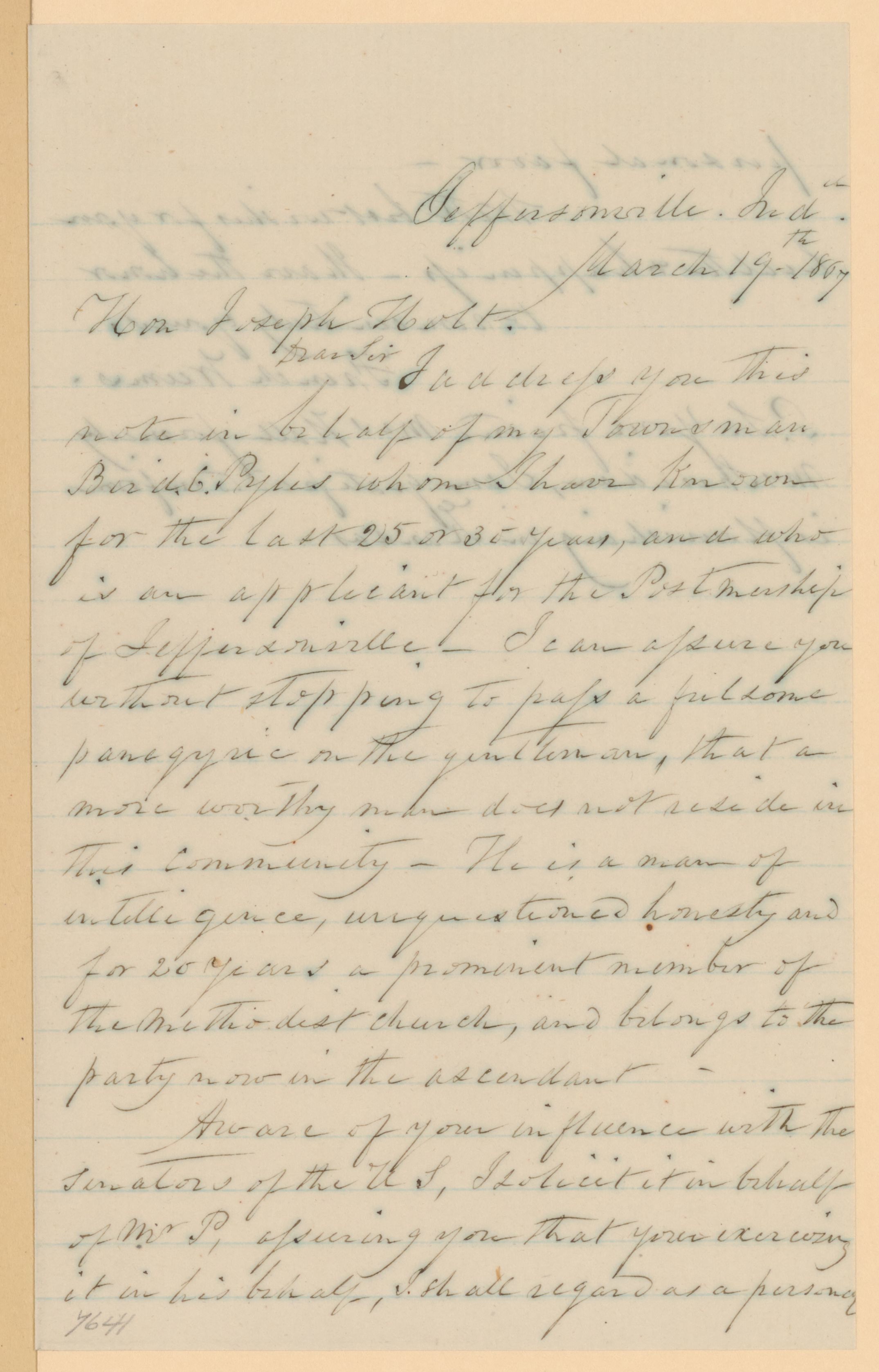 Scanned image of the current content page