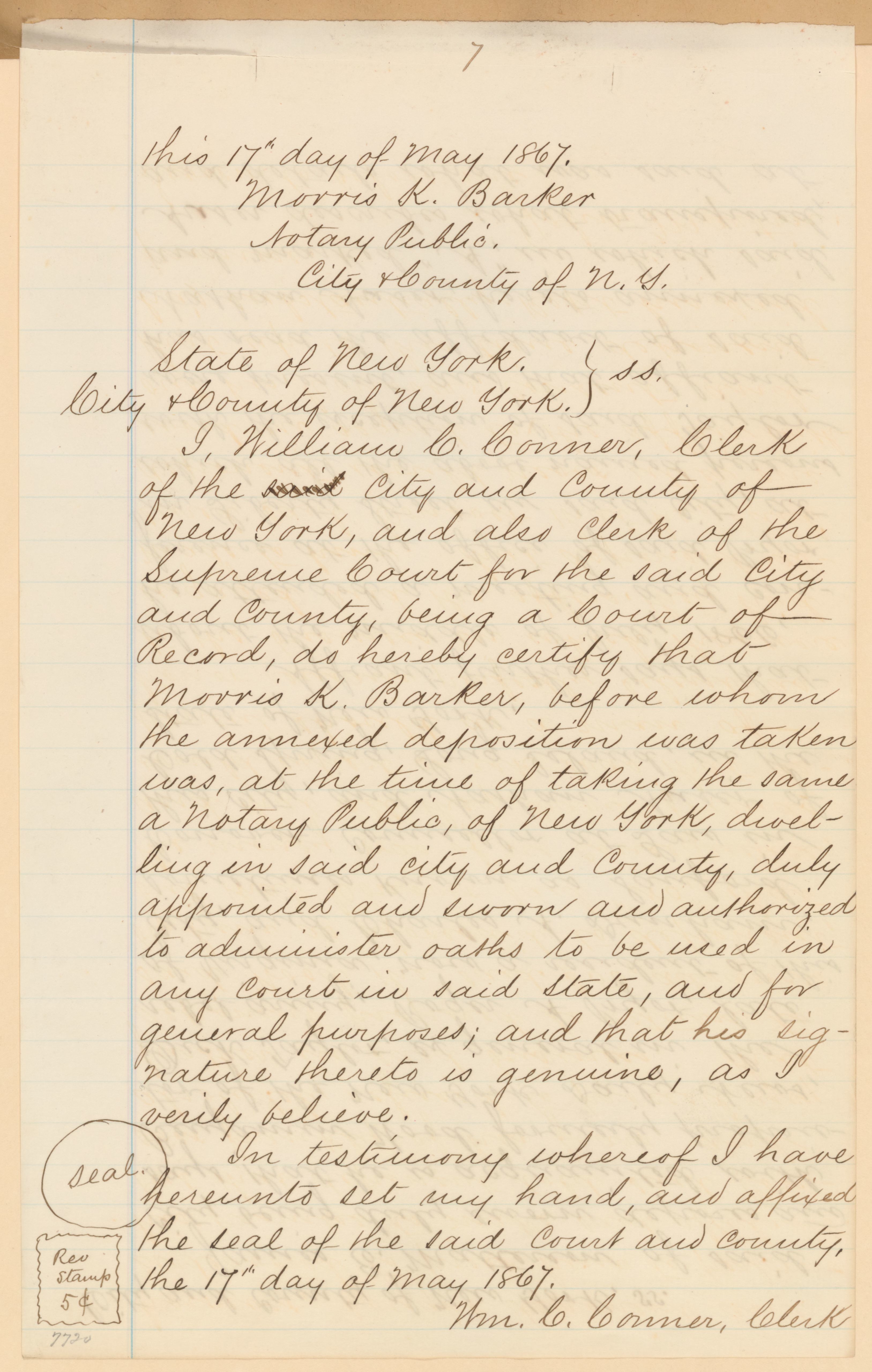 Scanned image of the current content page