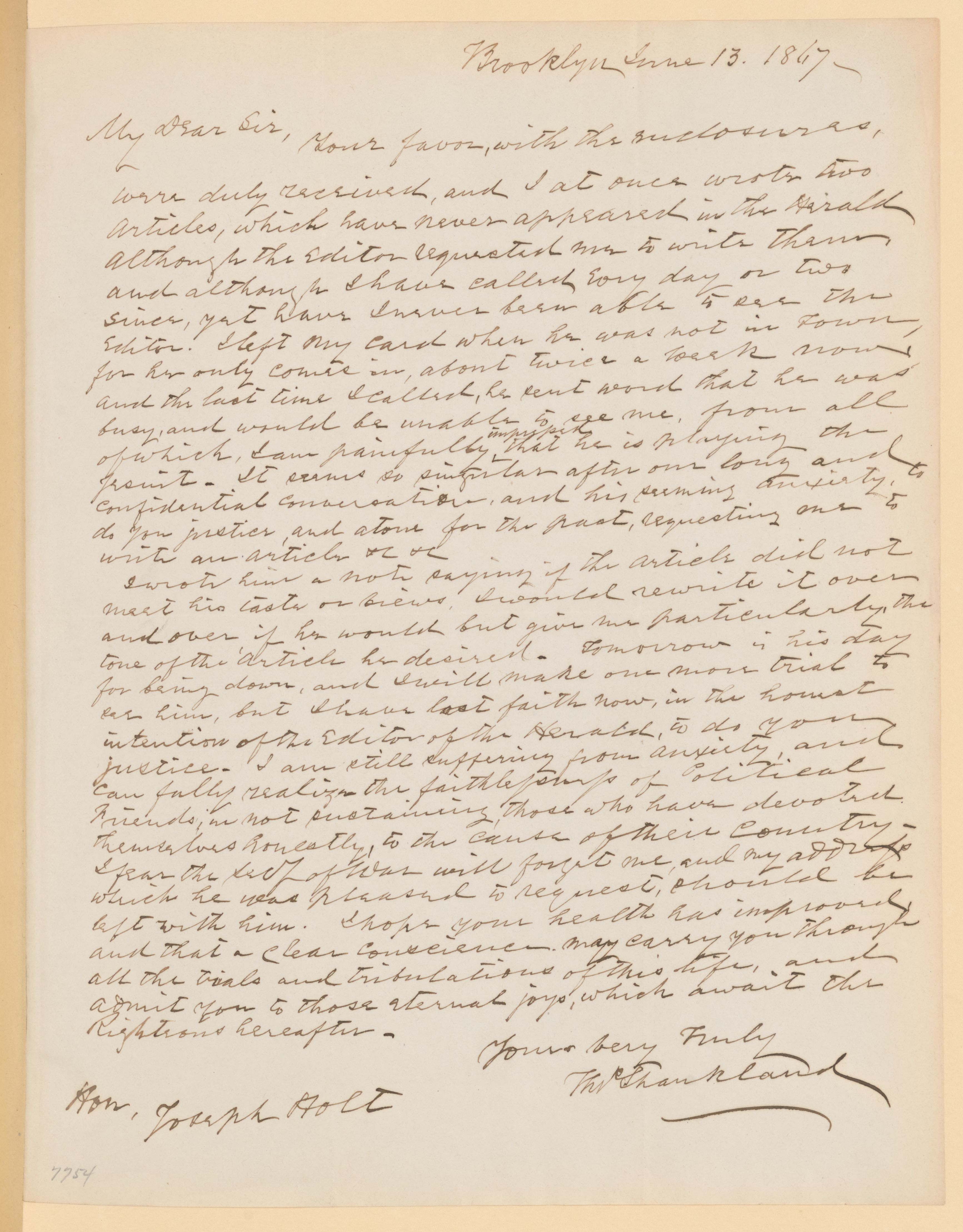 Scanned image of the current content page