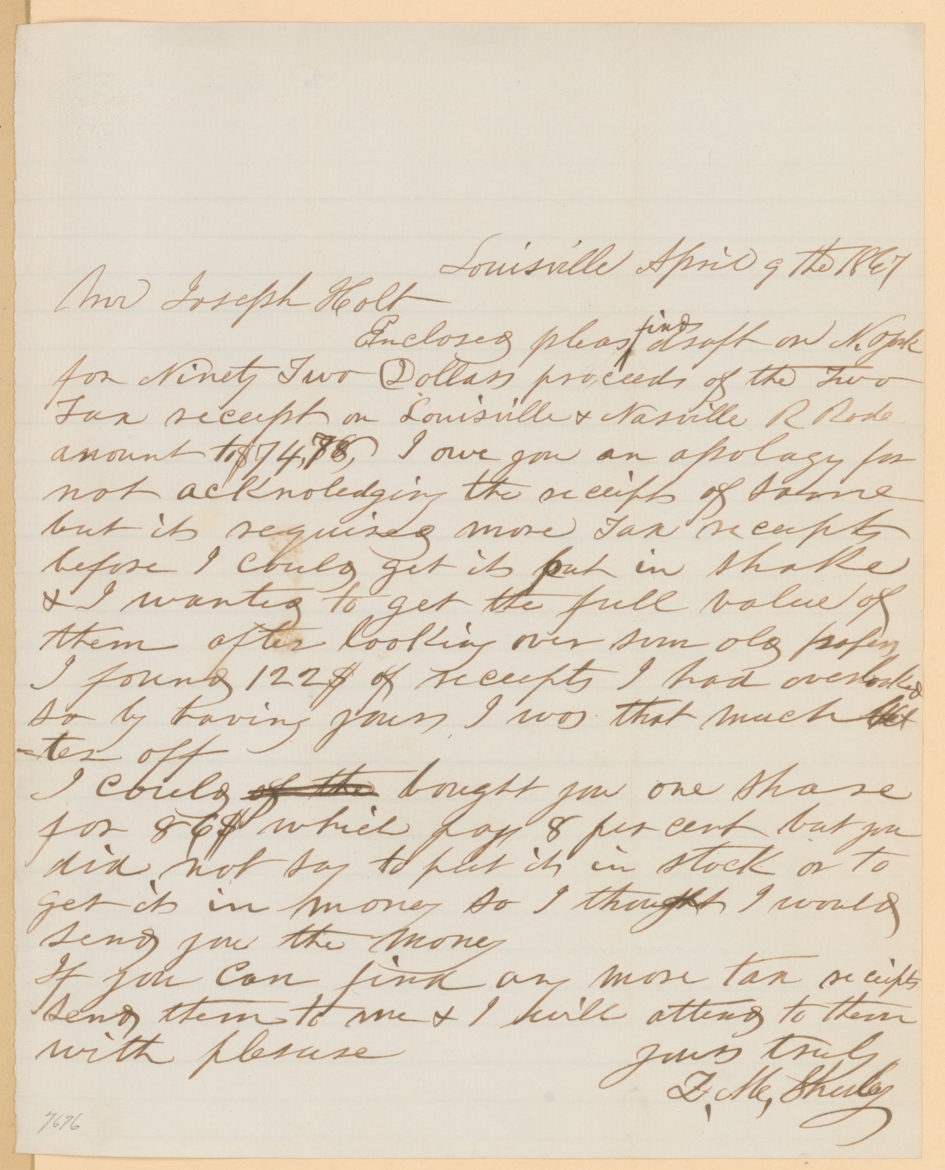 Scanned image of the current content page