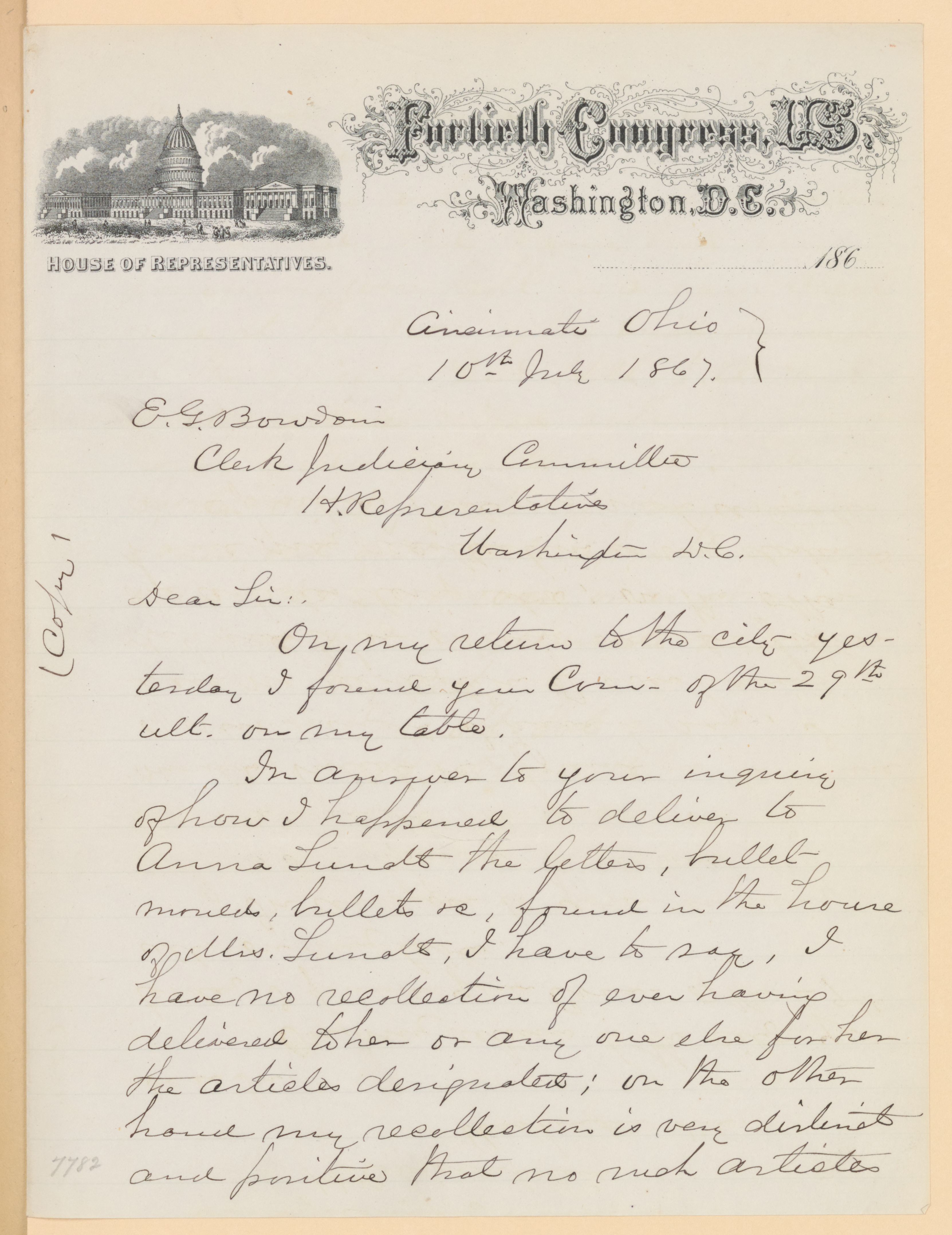 Scanned image of the current content page