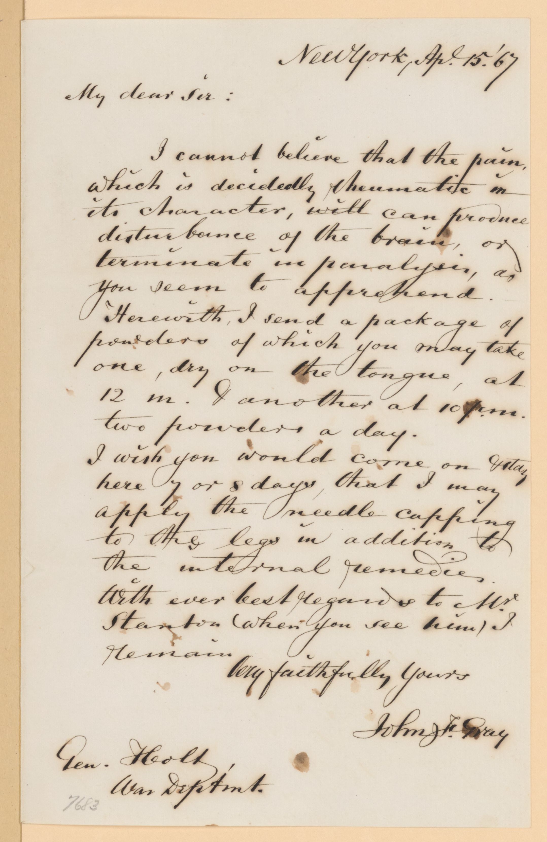 Scanned image of the current content page