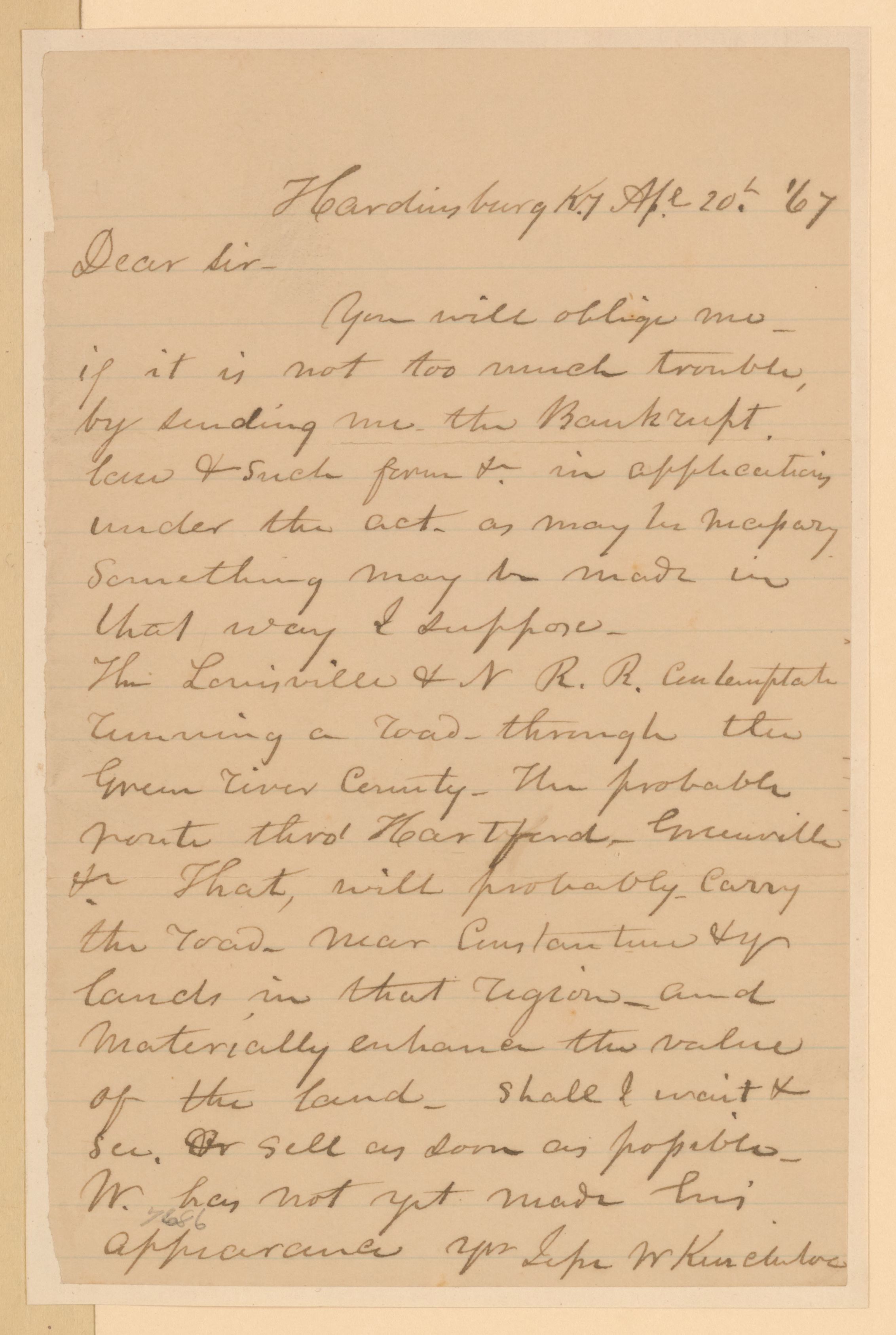 Scanned image of the current content page