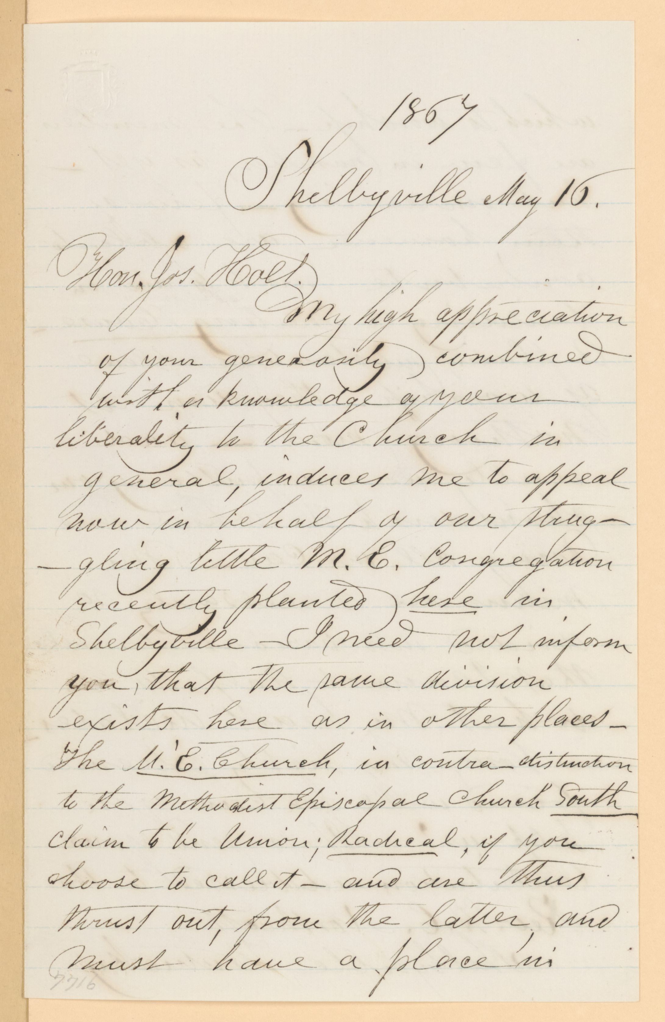 Scanned image of the current content page