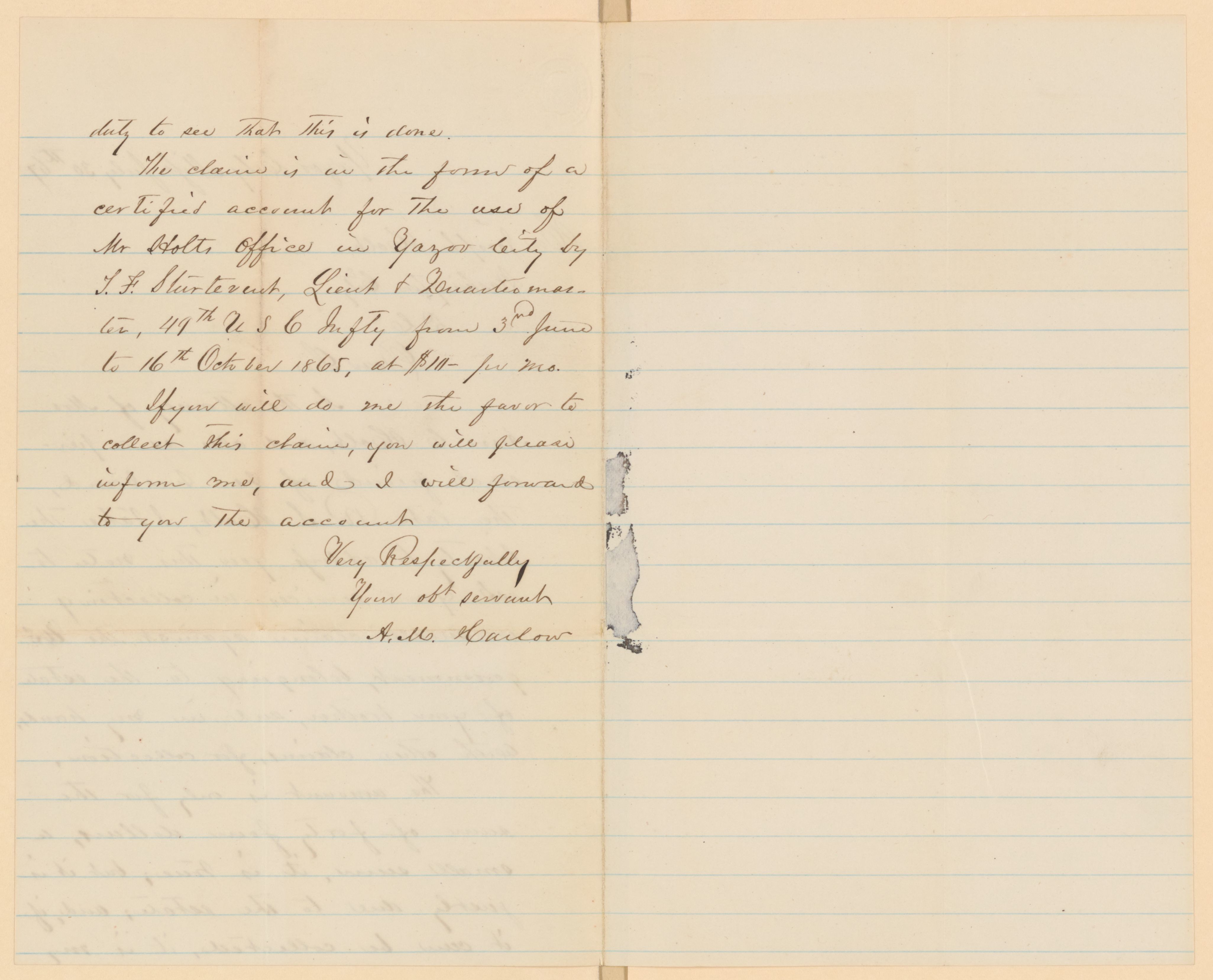 Scanned image of the current content page