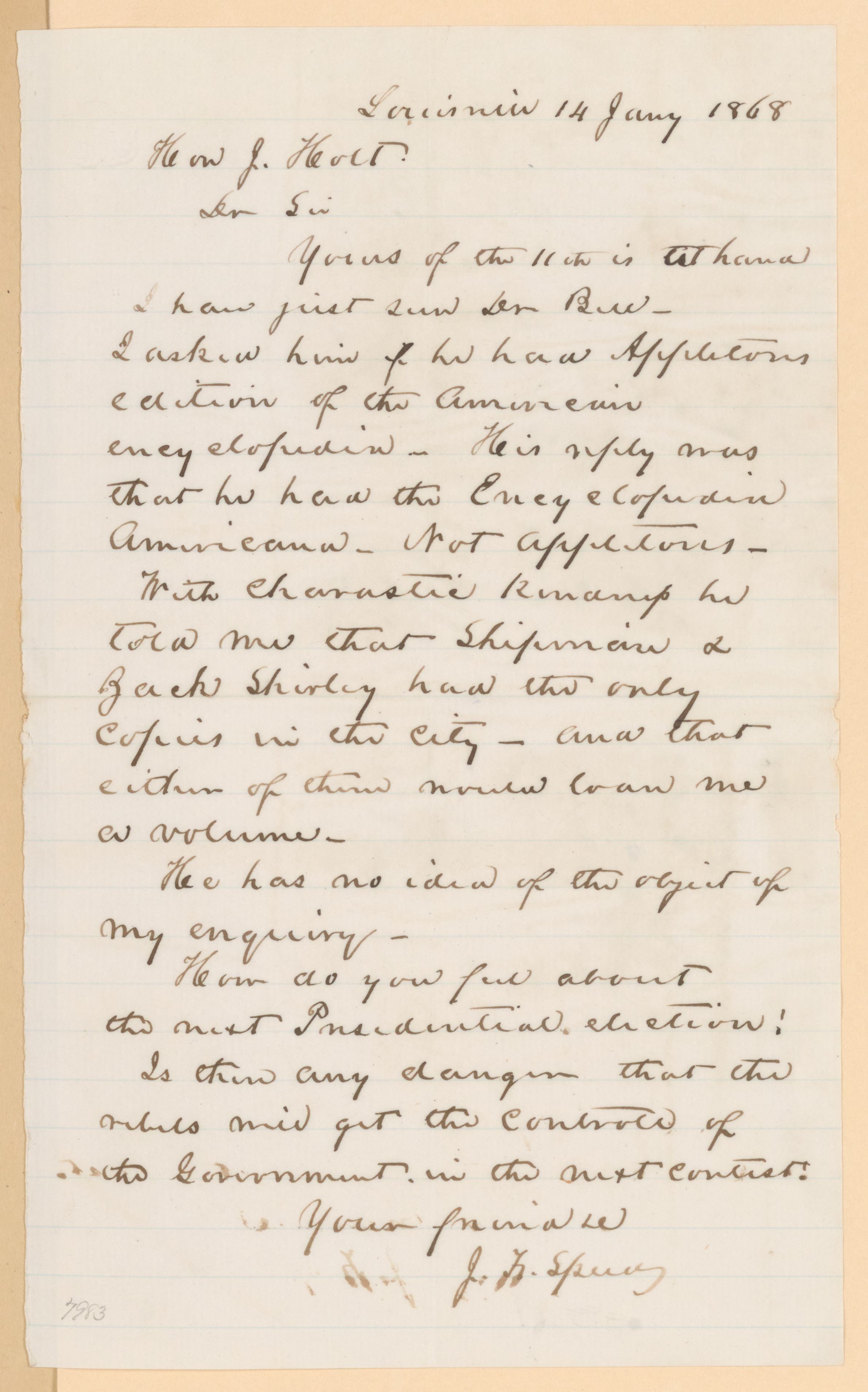 Scanned image of the current content page