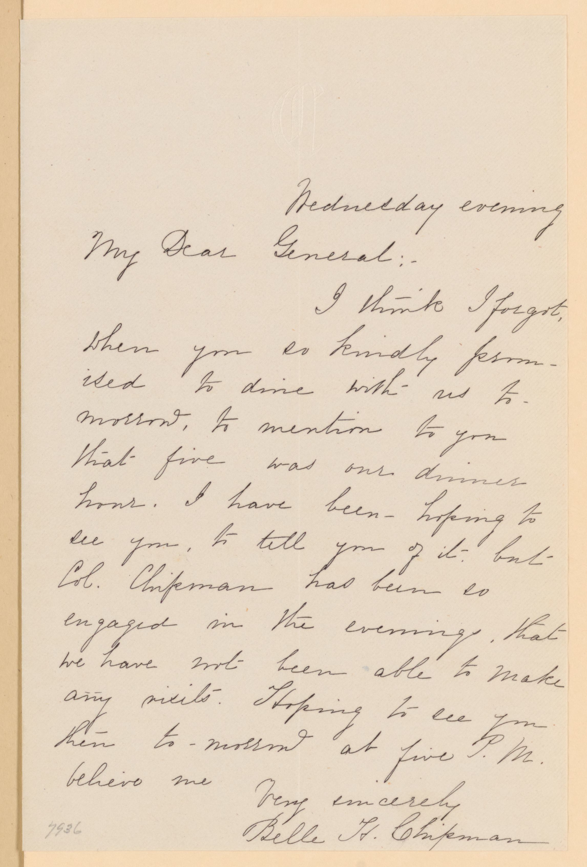 Scanned image of the current content page