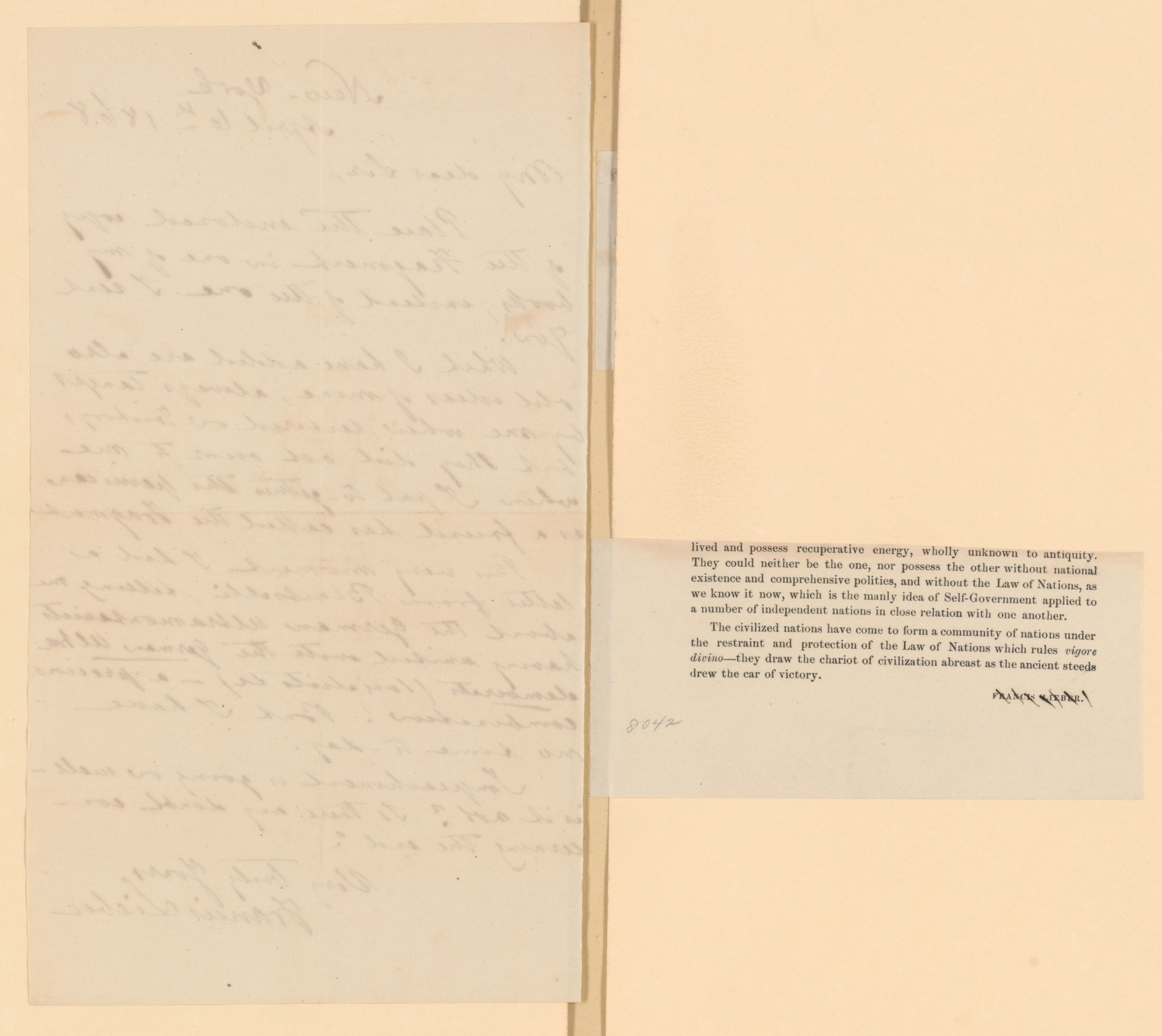 Scanned image of the current content page