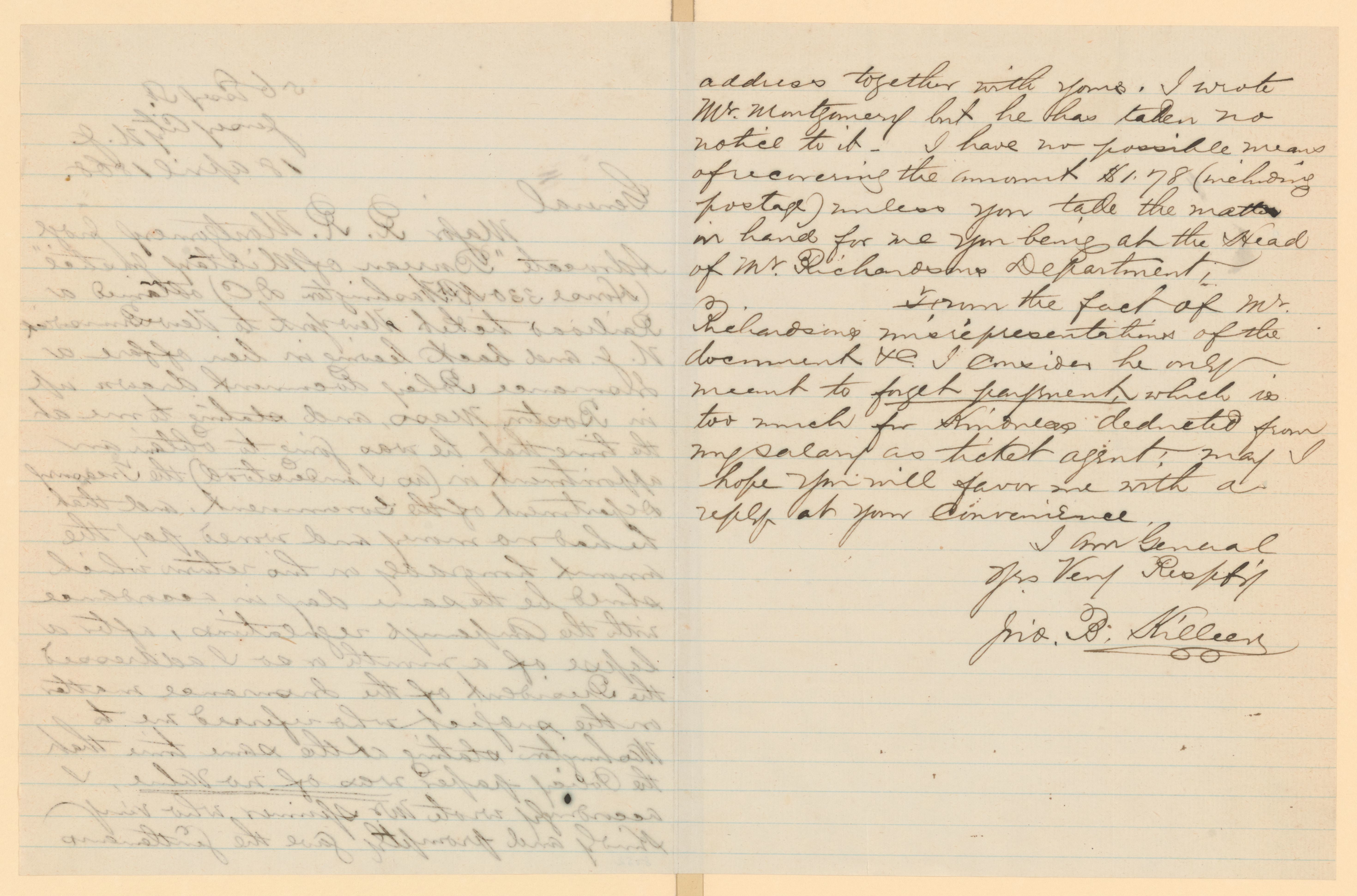 Scanned image of the current content page