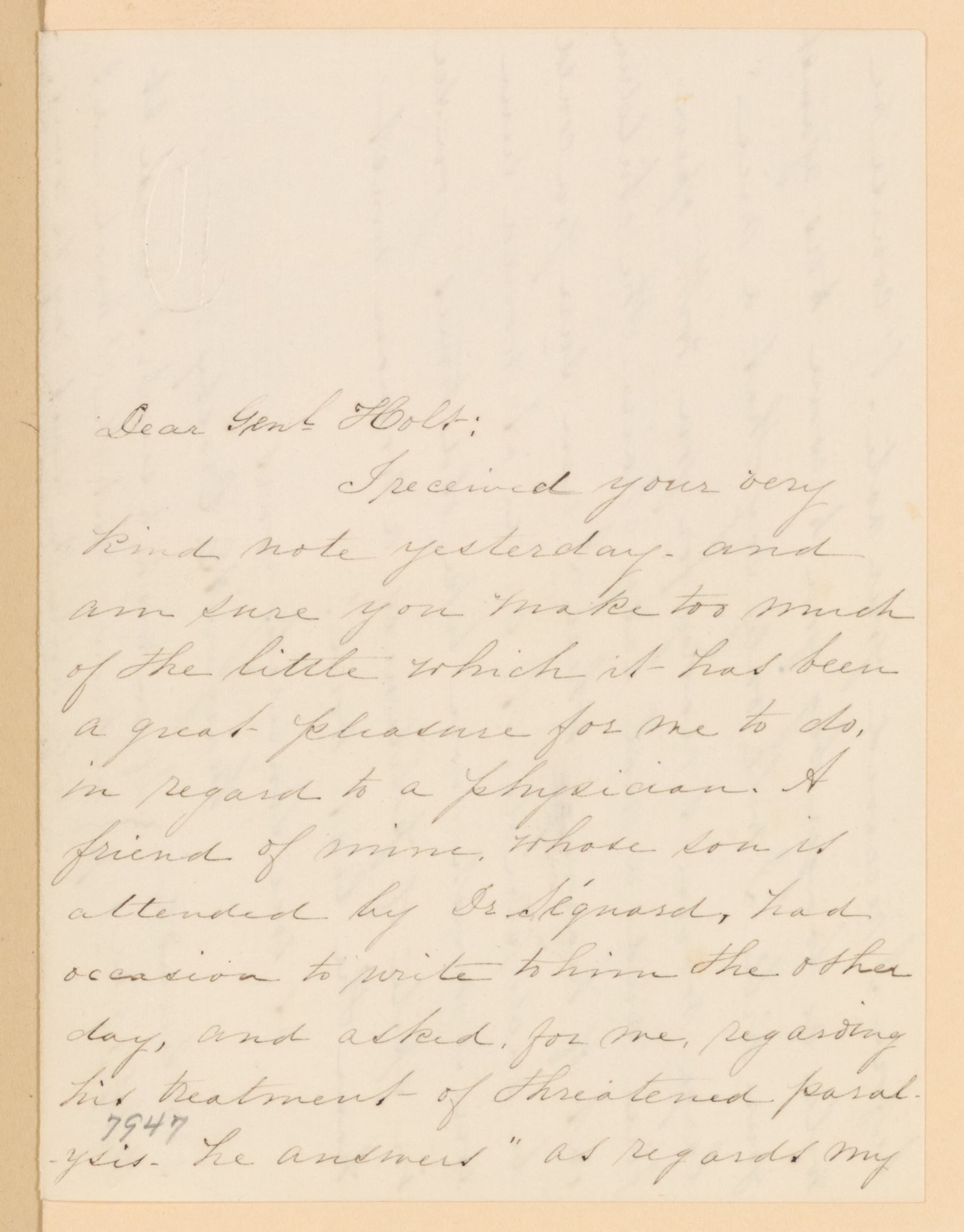 Scanned image of the current content page