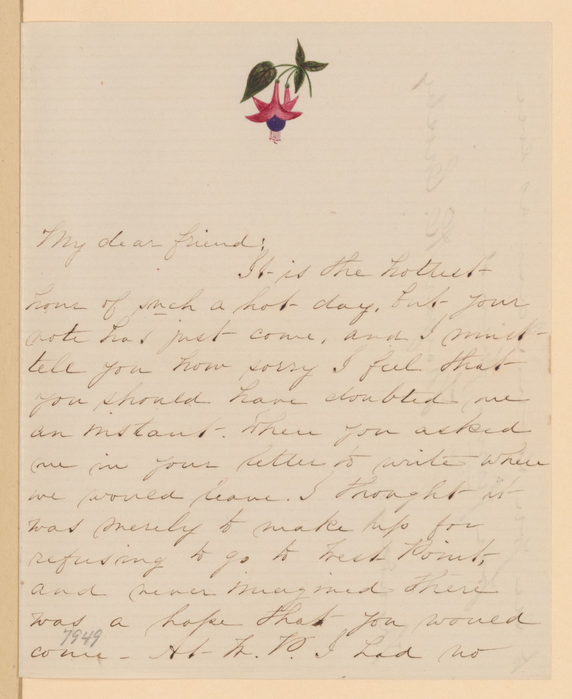 Scanned image of the current content page