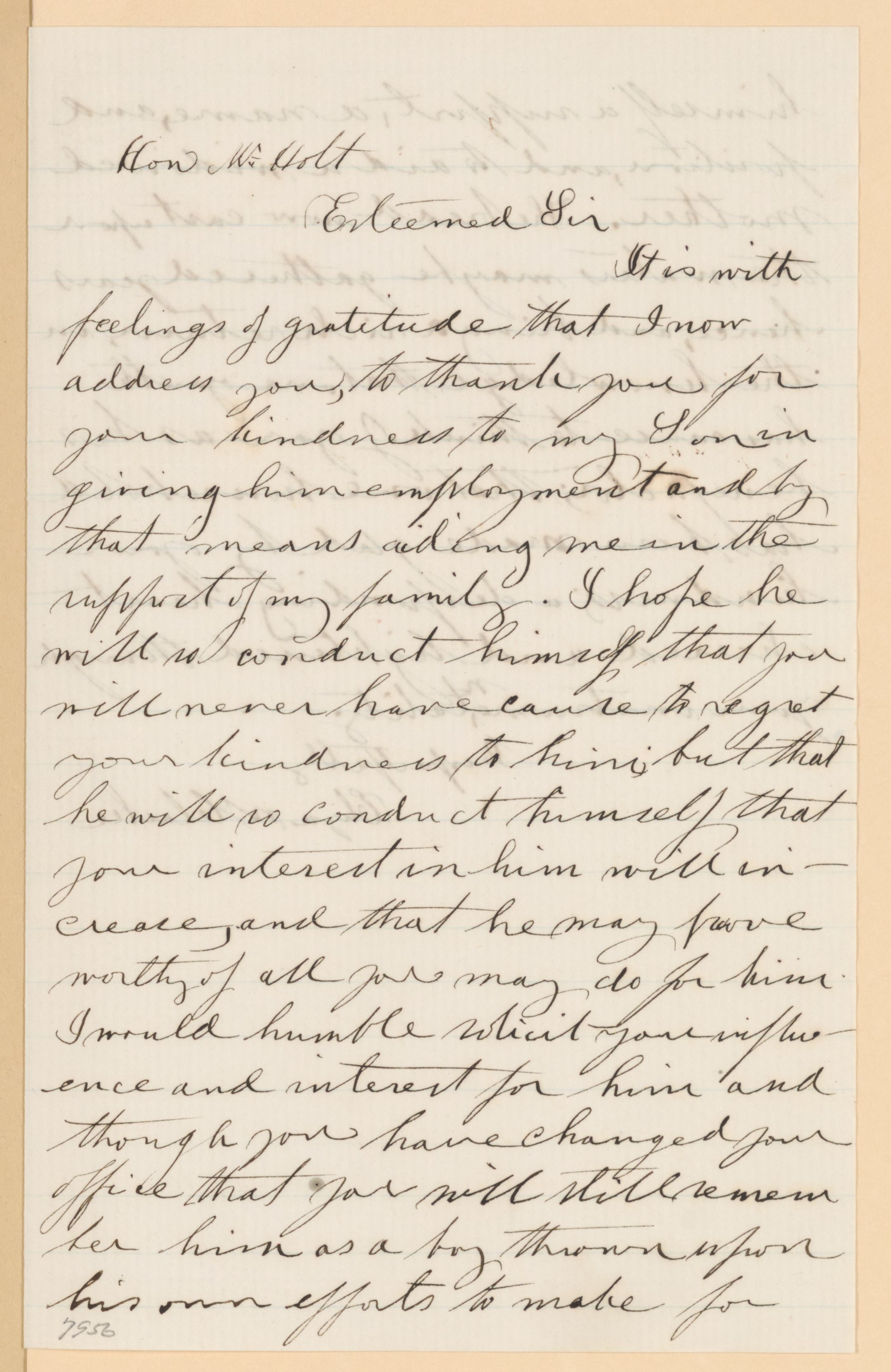 Scanned image of the current content page