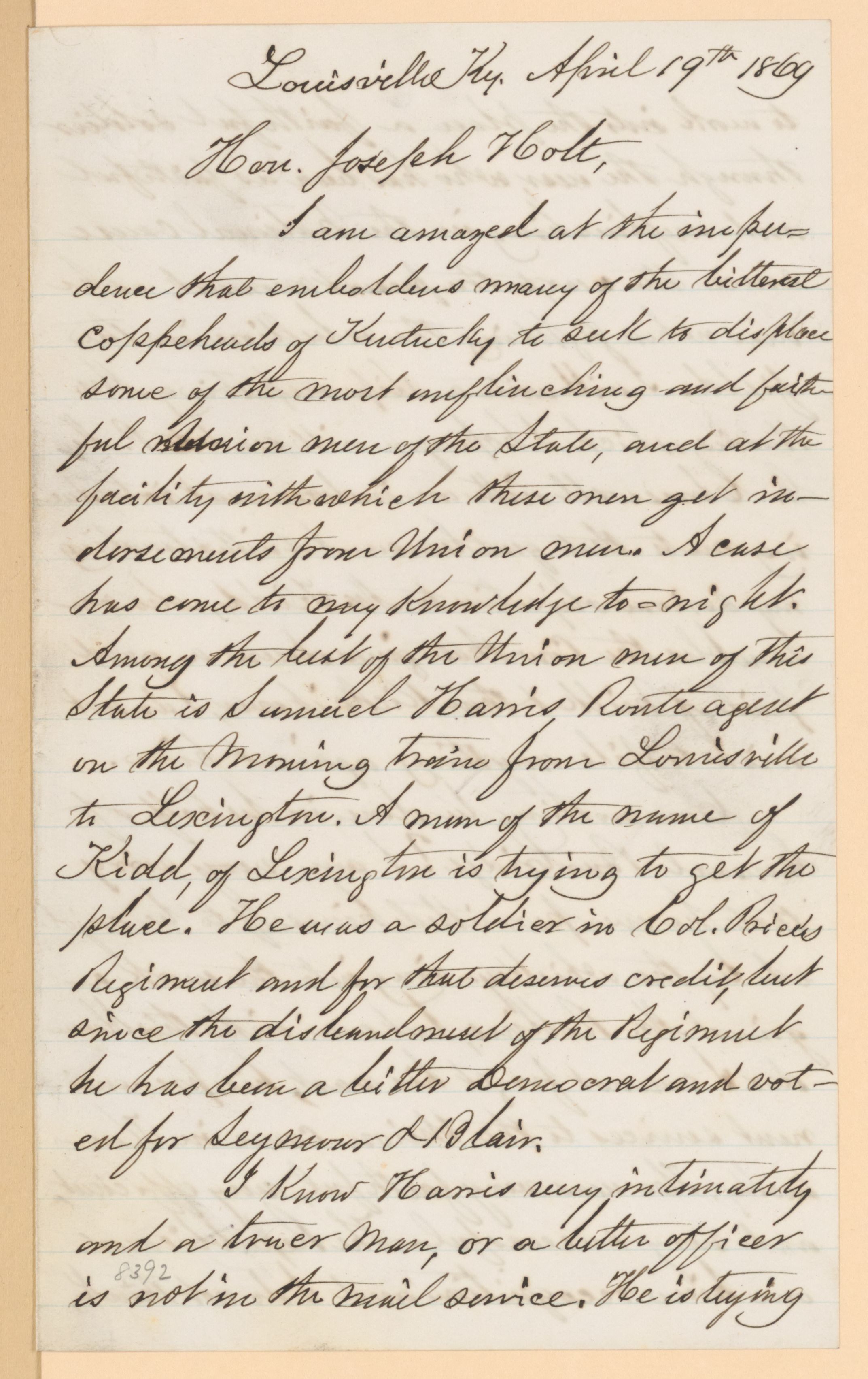 Scanned image of the current content page