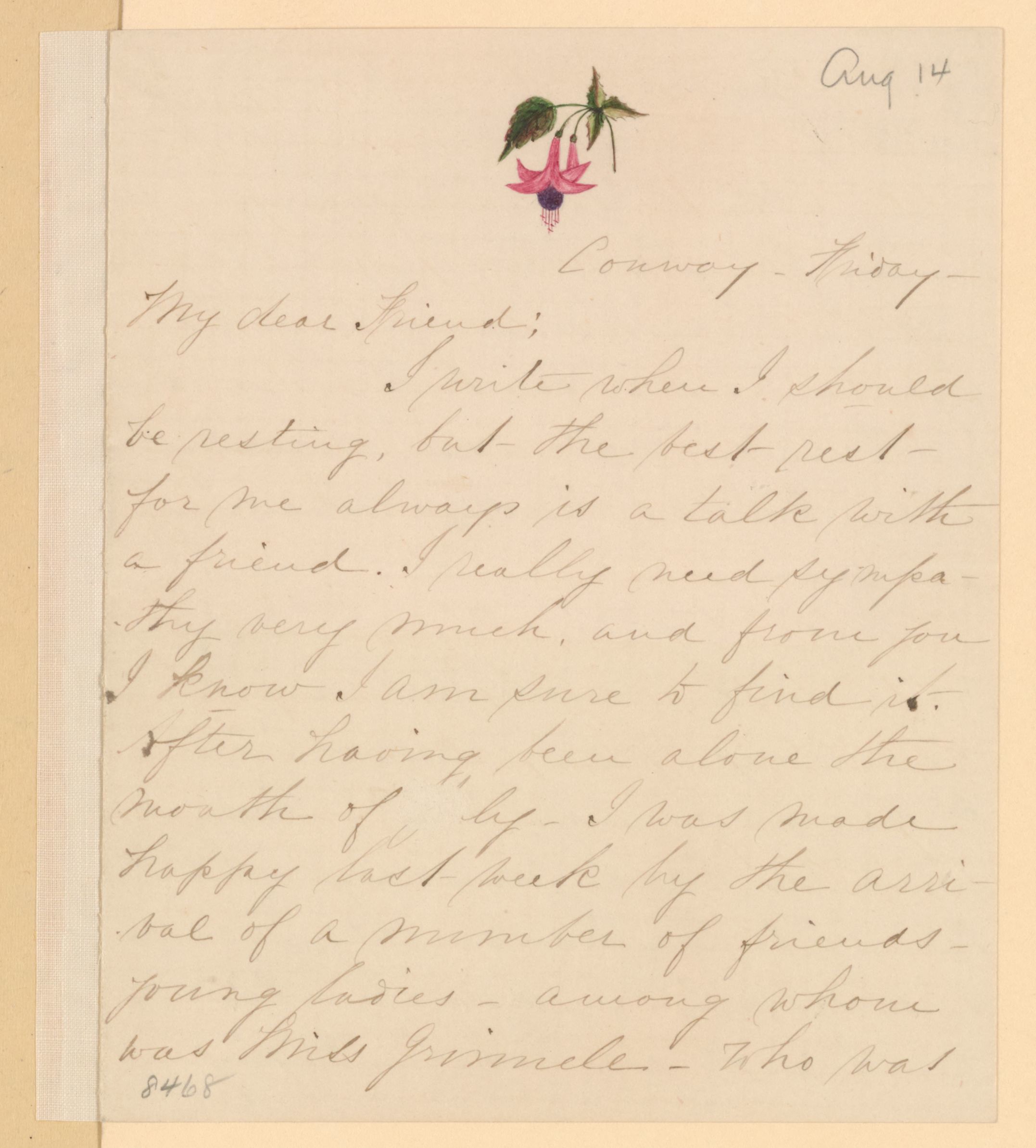 Scanned image of the current content page