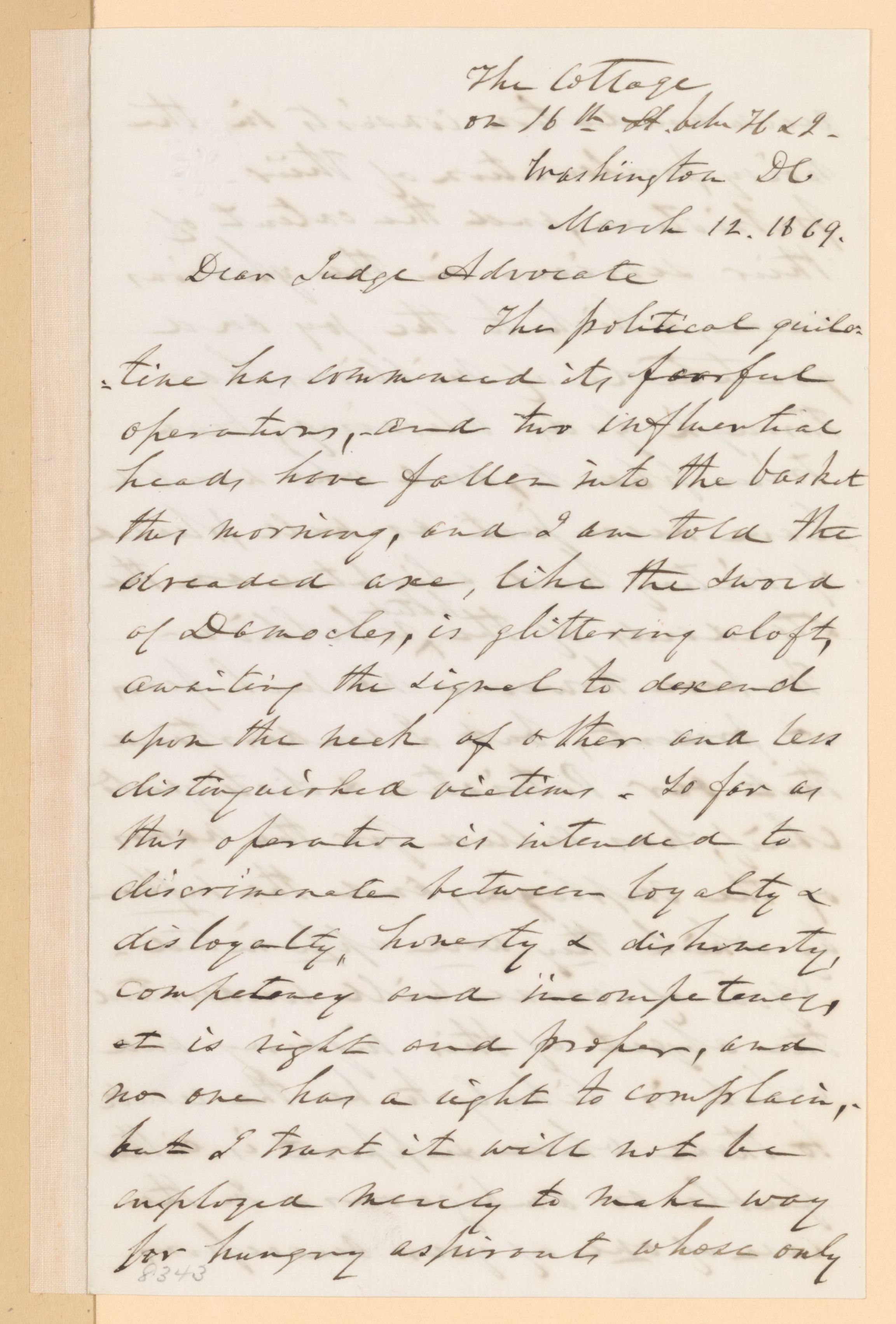 Scanned image of the current content page