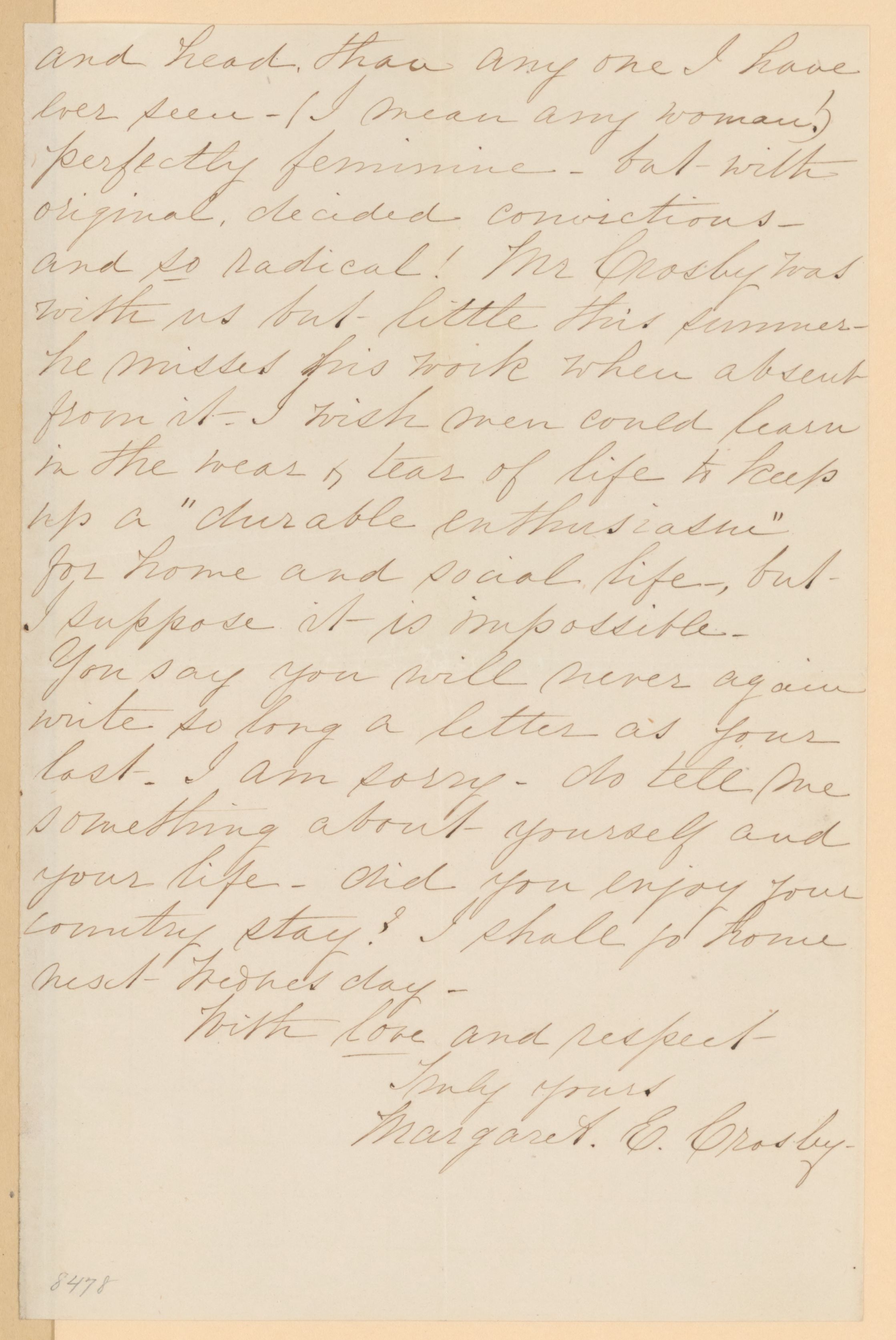 Scanned image of the current content page