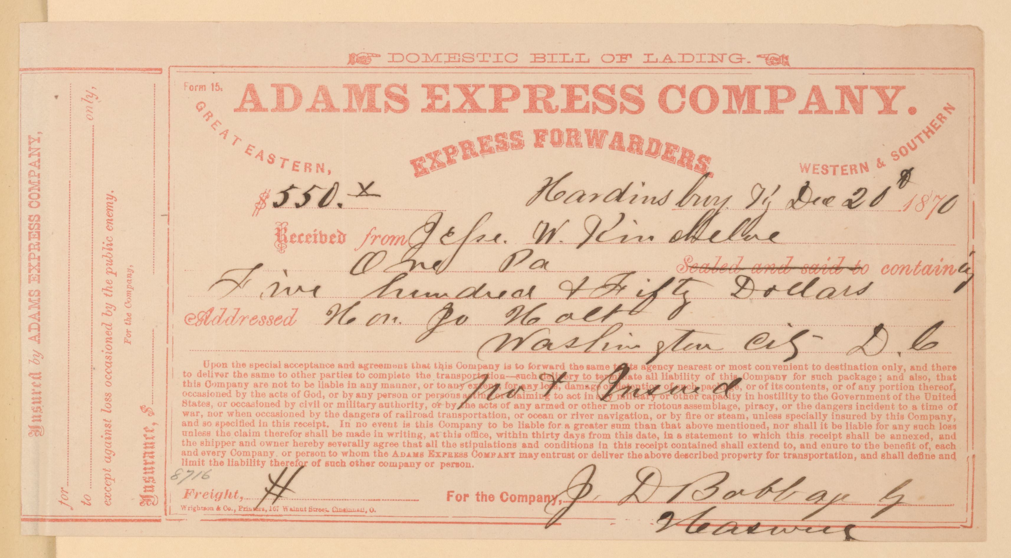 Scanned image of the current content page