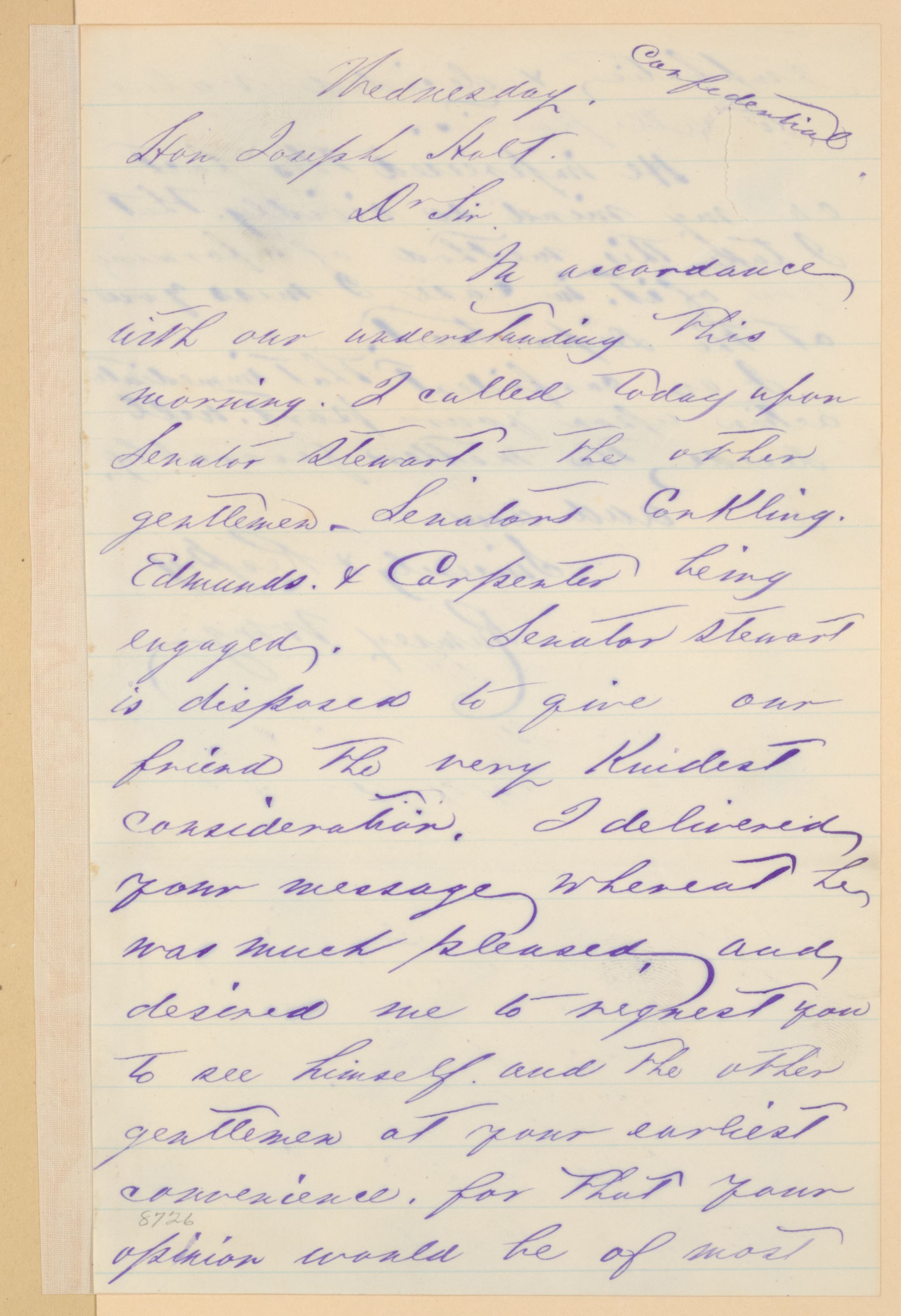 Scanned image of the current content page