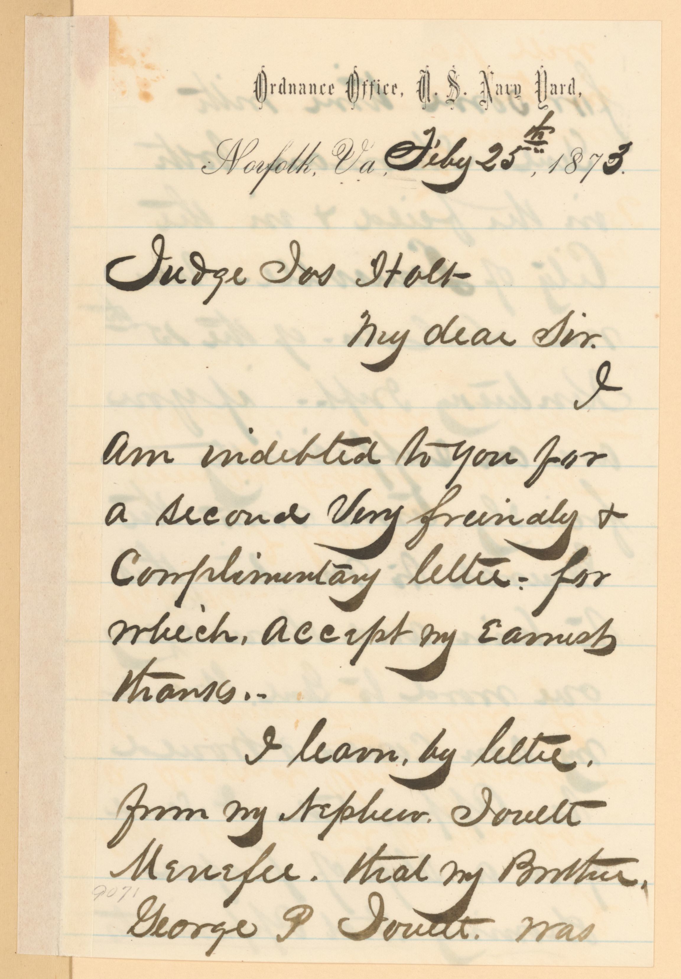 Scanned image of the current content page