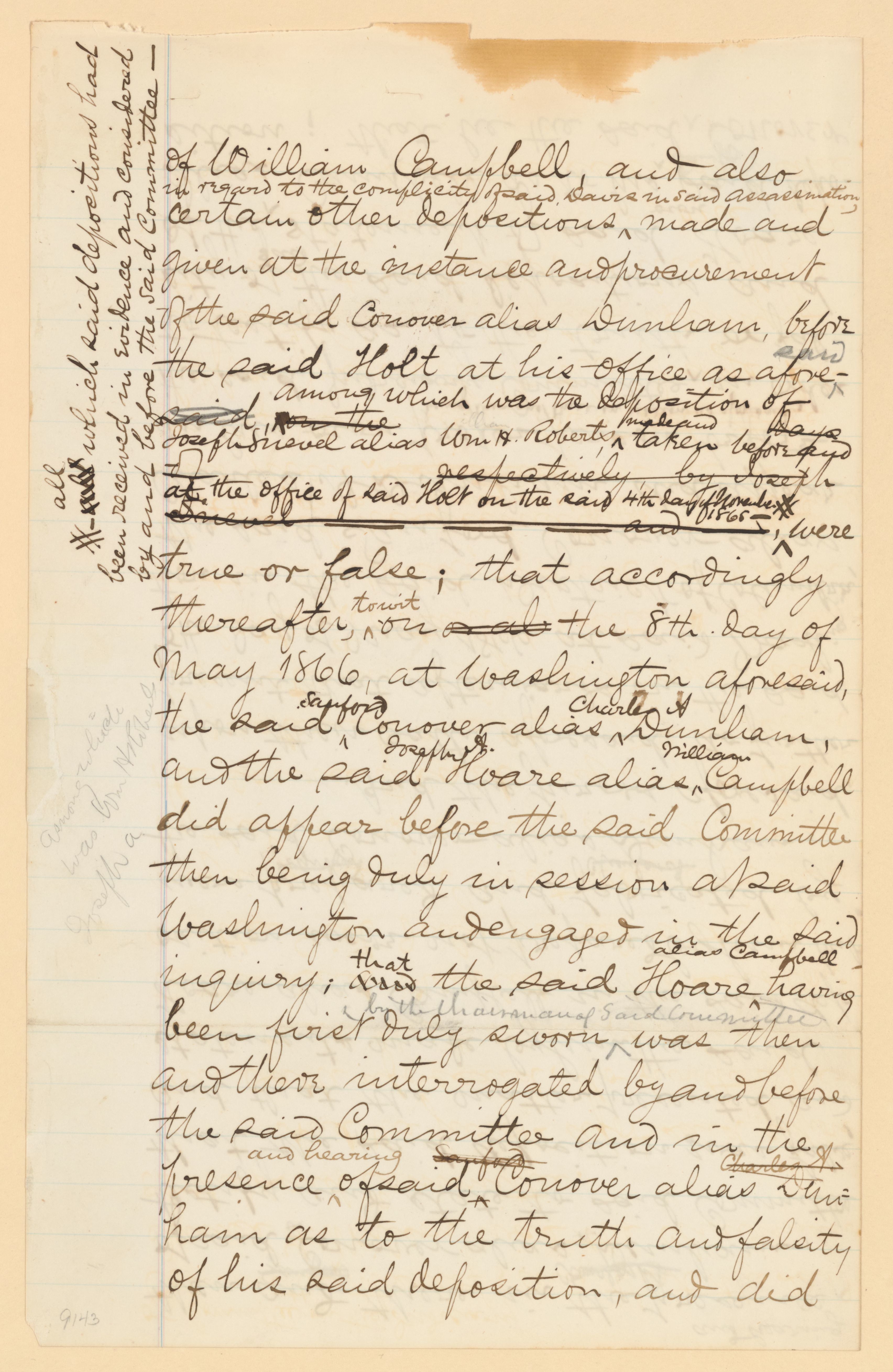 Scanned image of the current content page