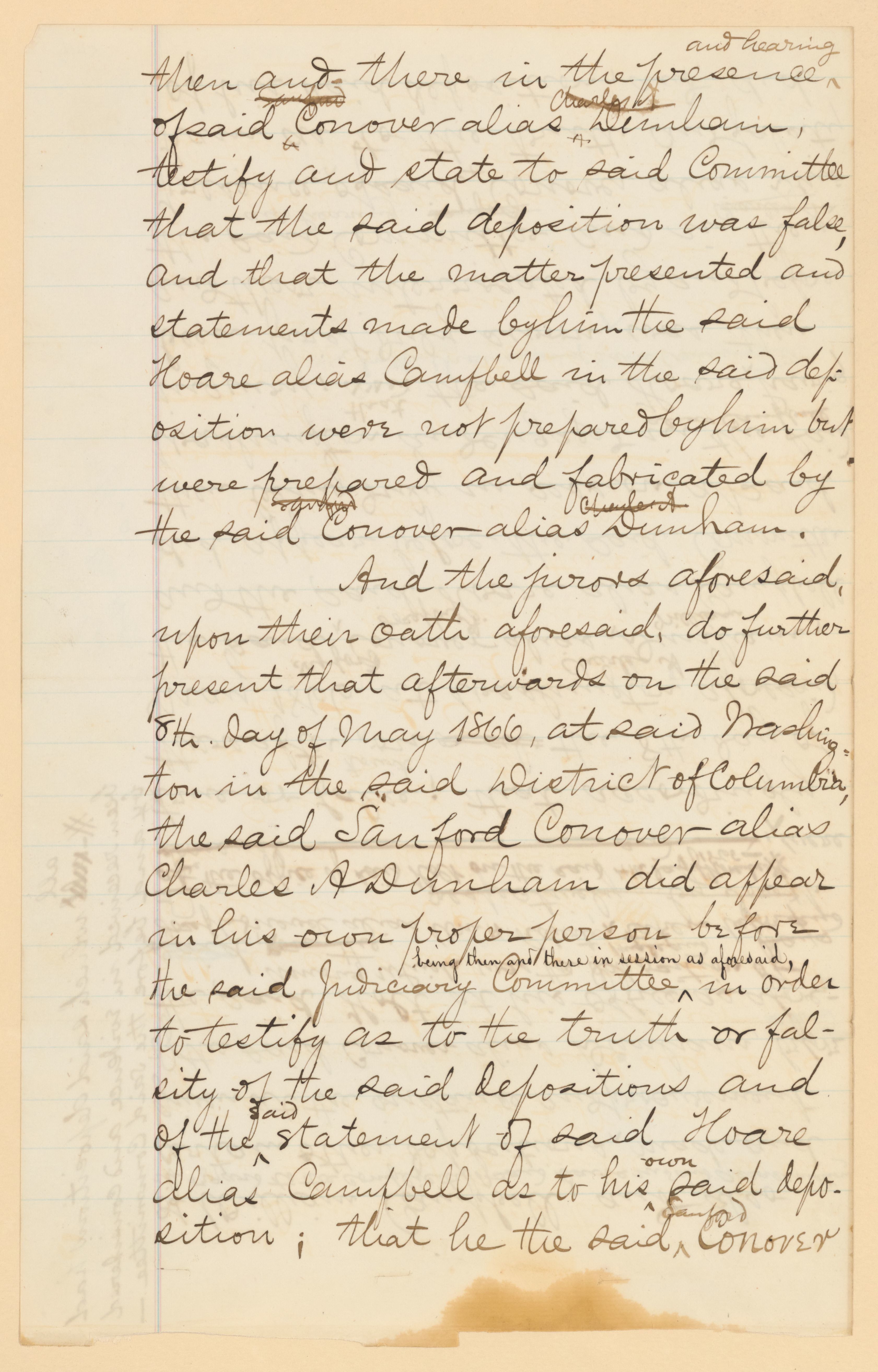Scanned image of the current content page