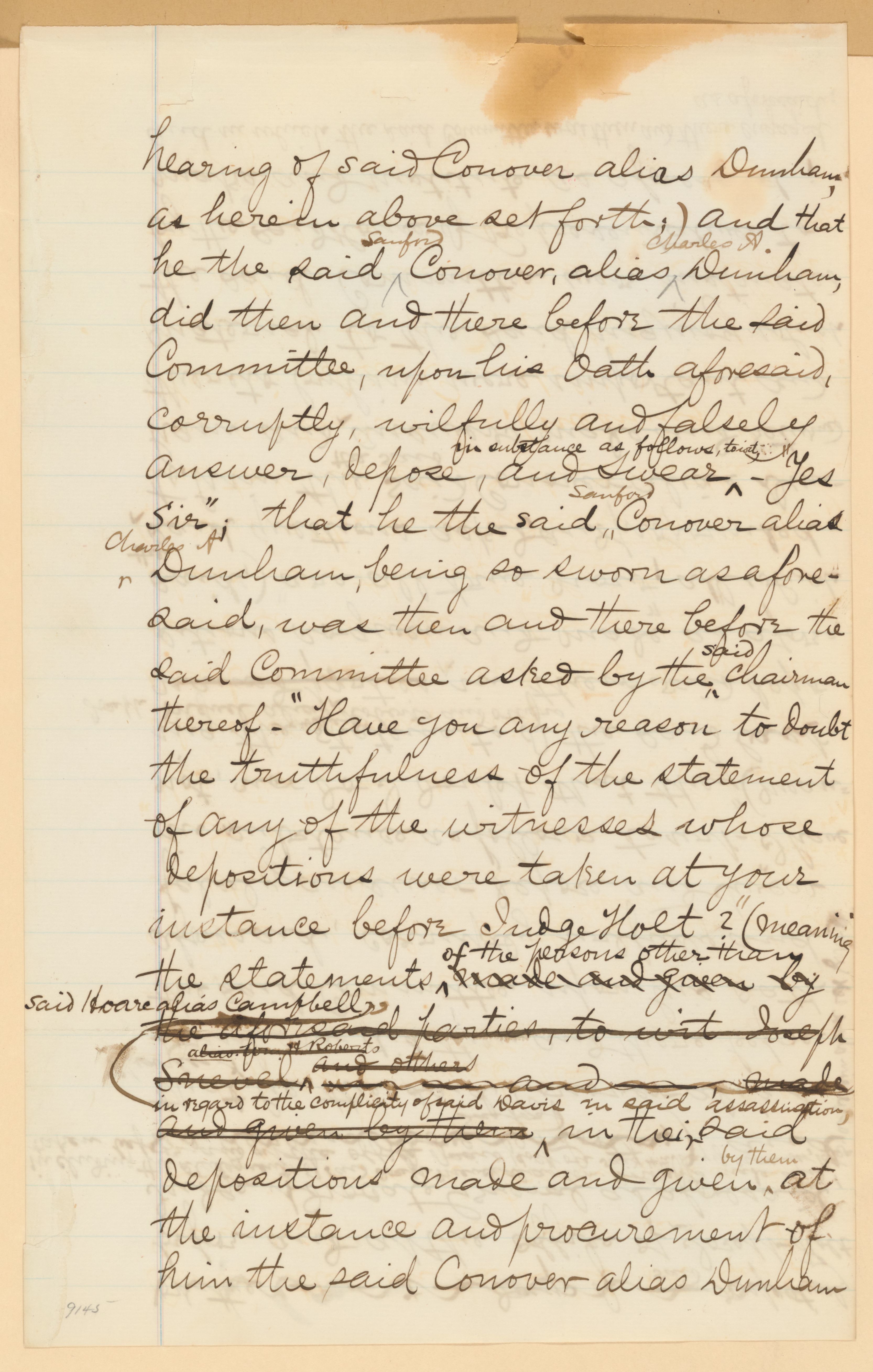 Scanned image of the current content page