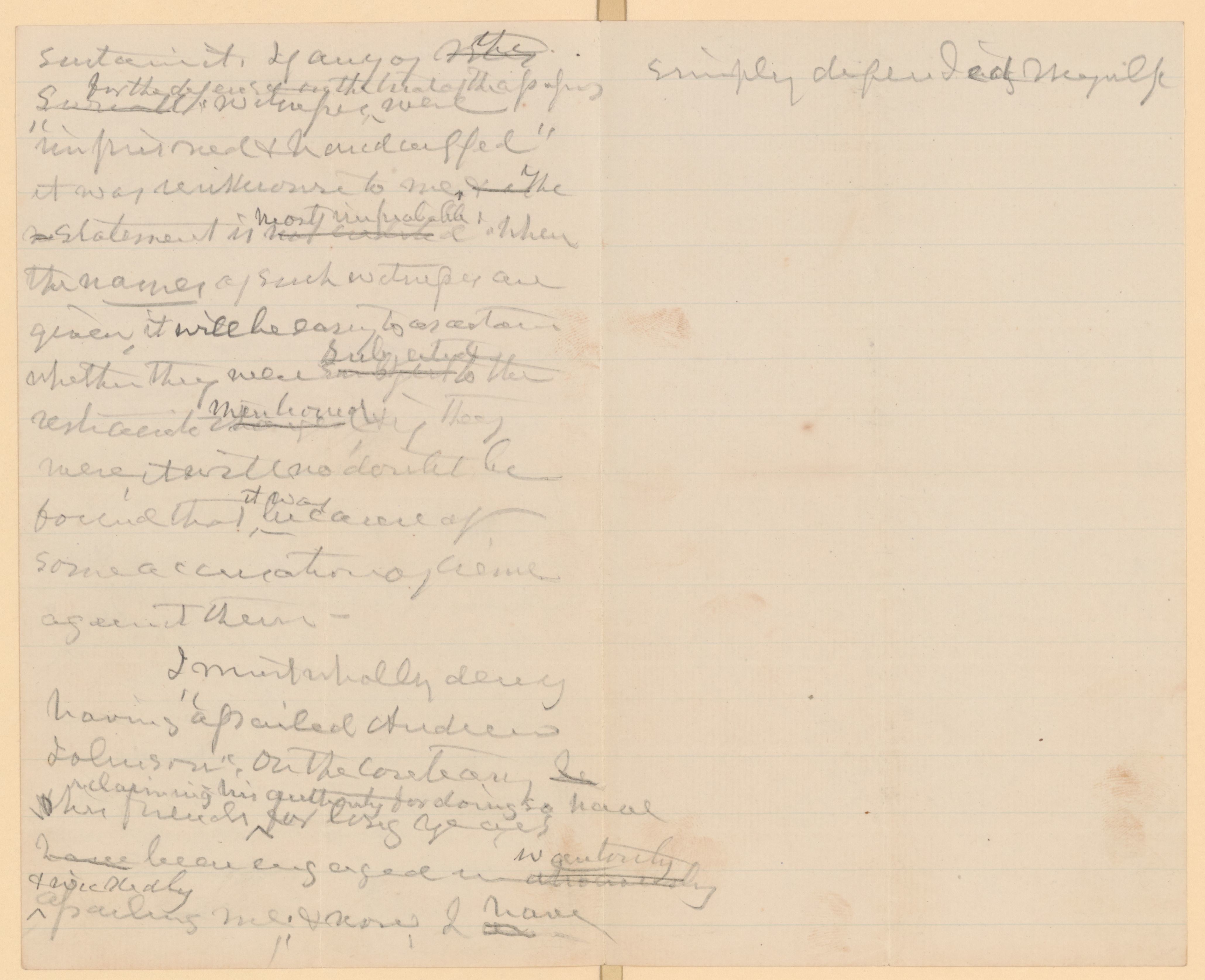 Scanned image of the current content page