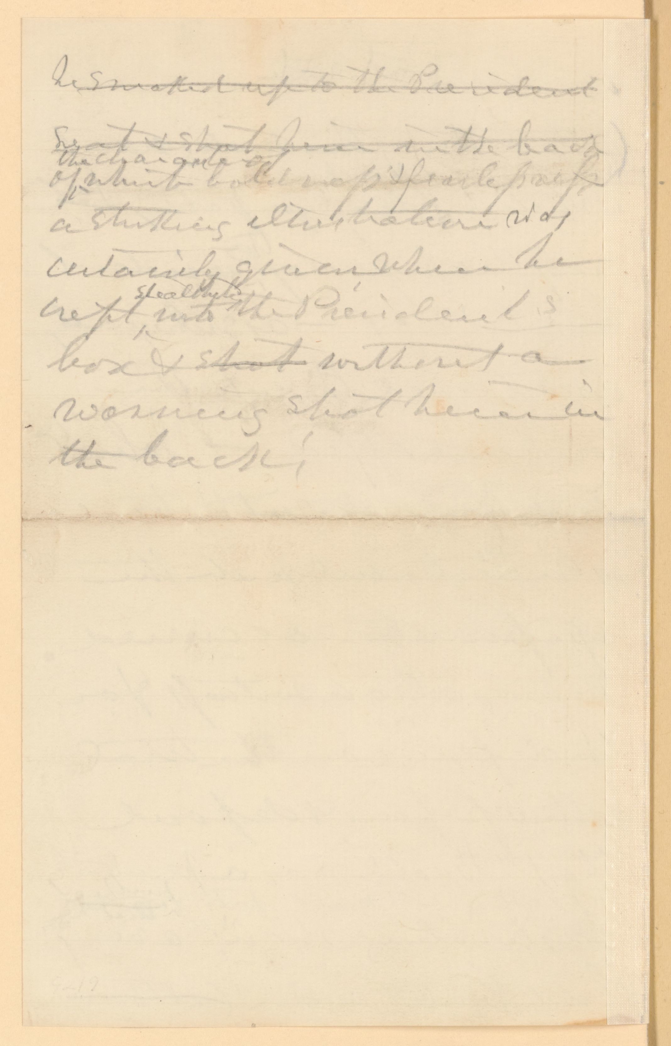 Scanned image of the current content page