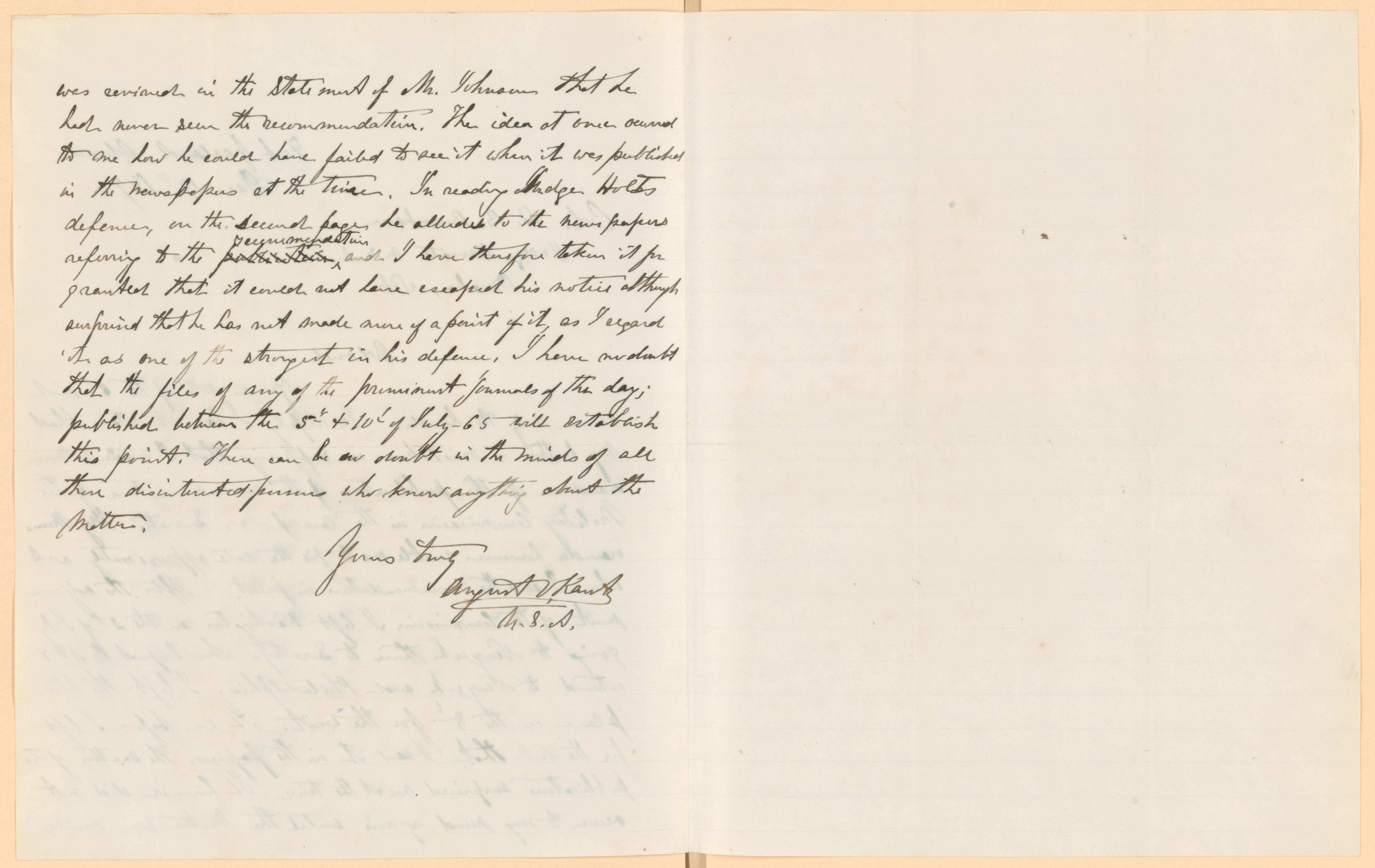 Scanned image of the current content page