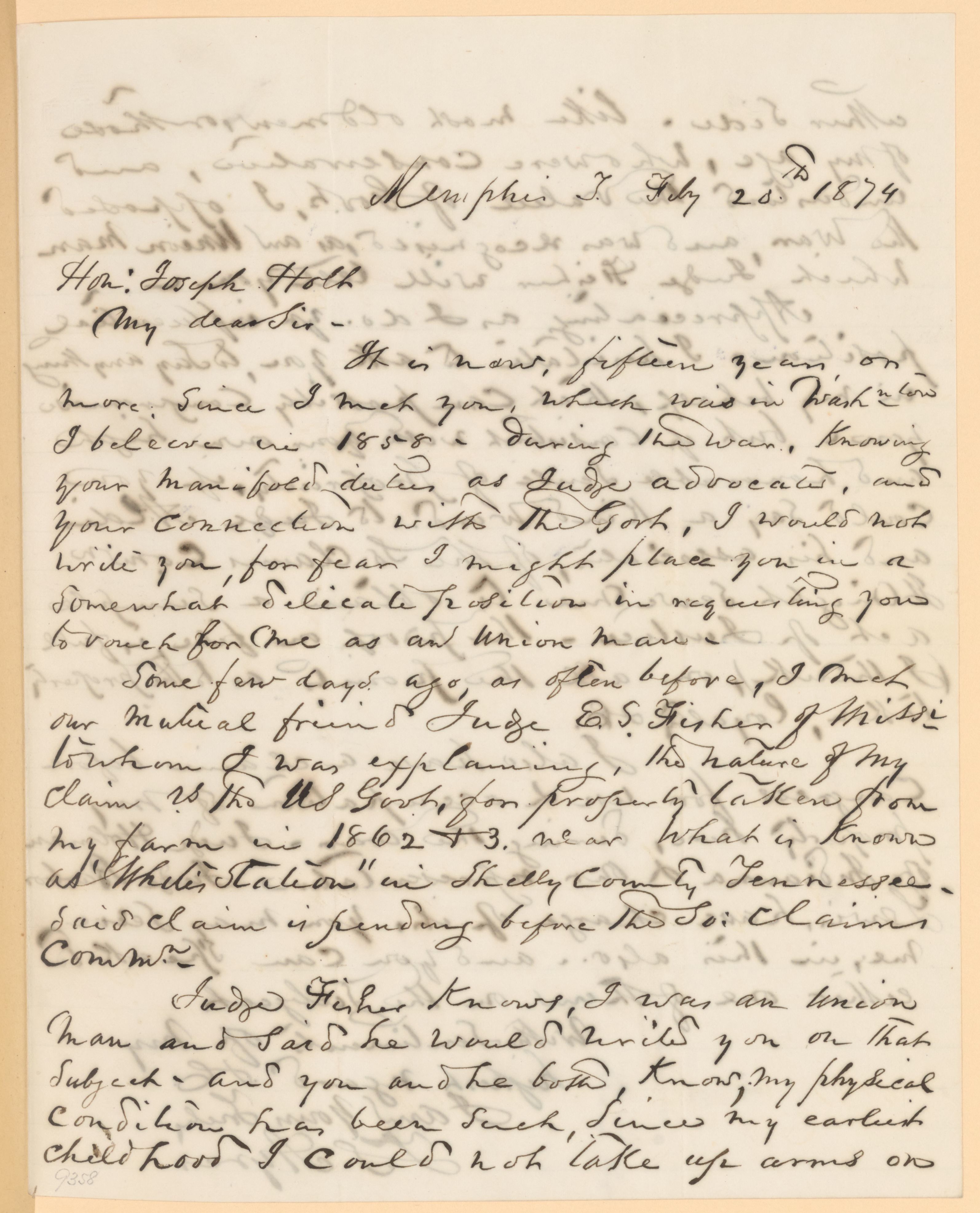 Scanned image of the current content page