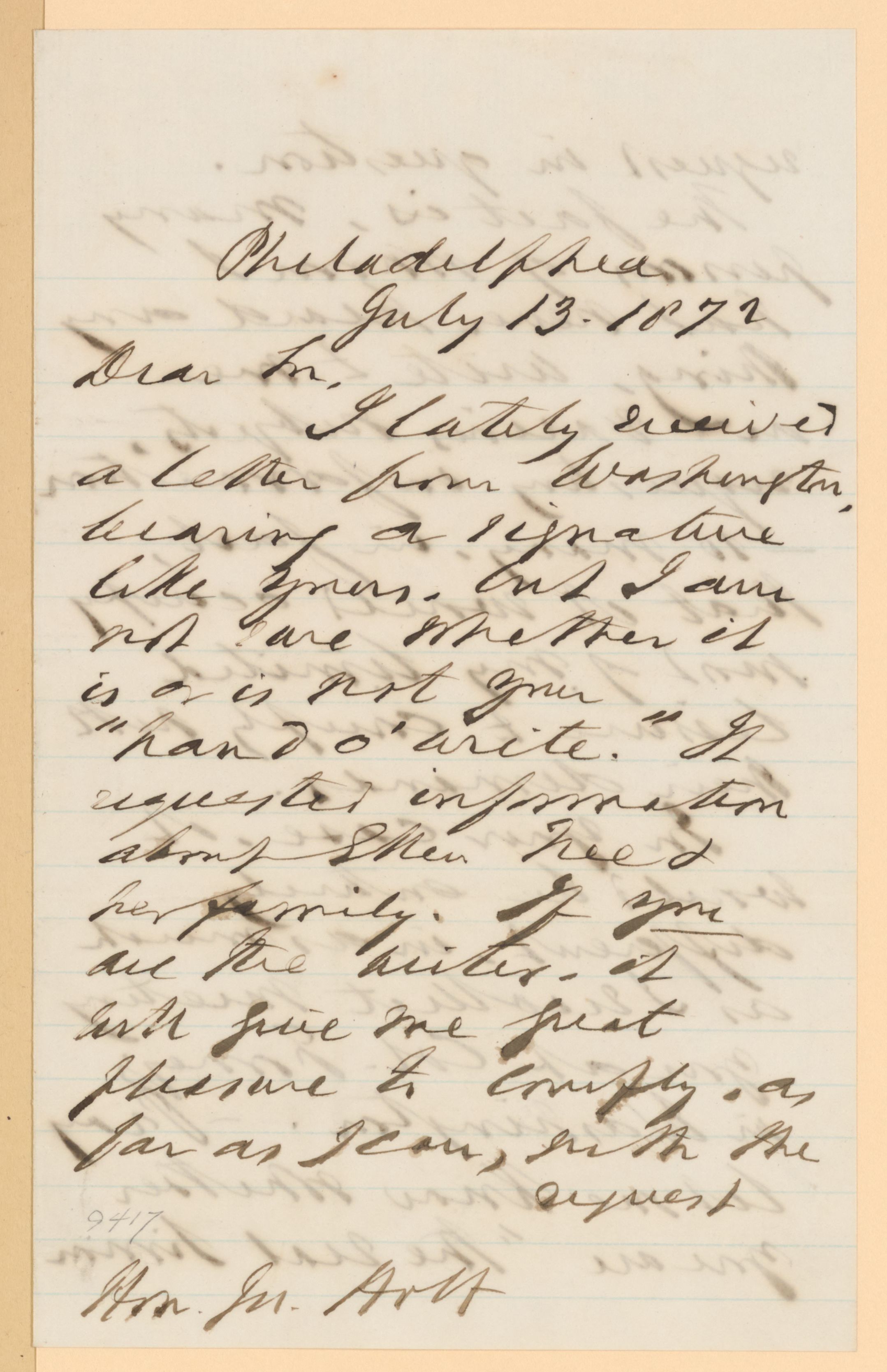 Scanned image of the current content page